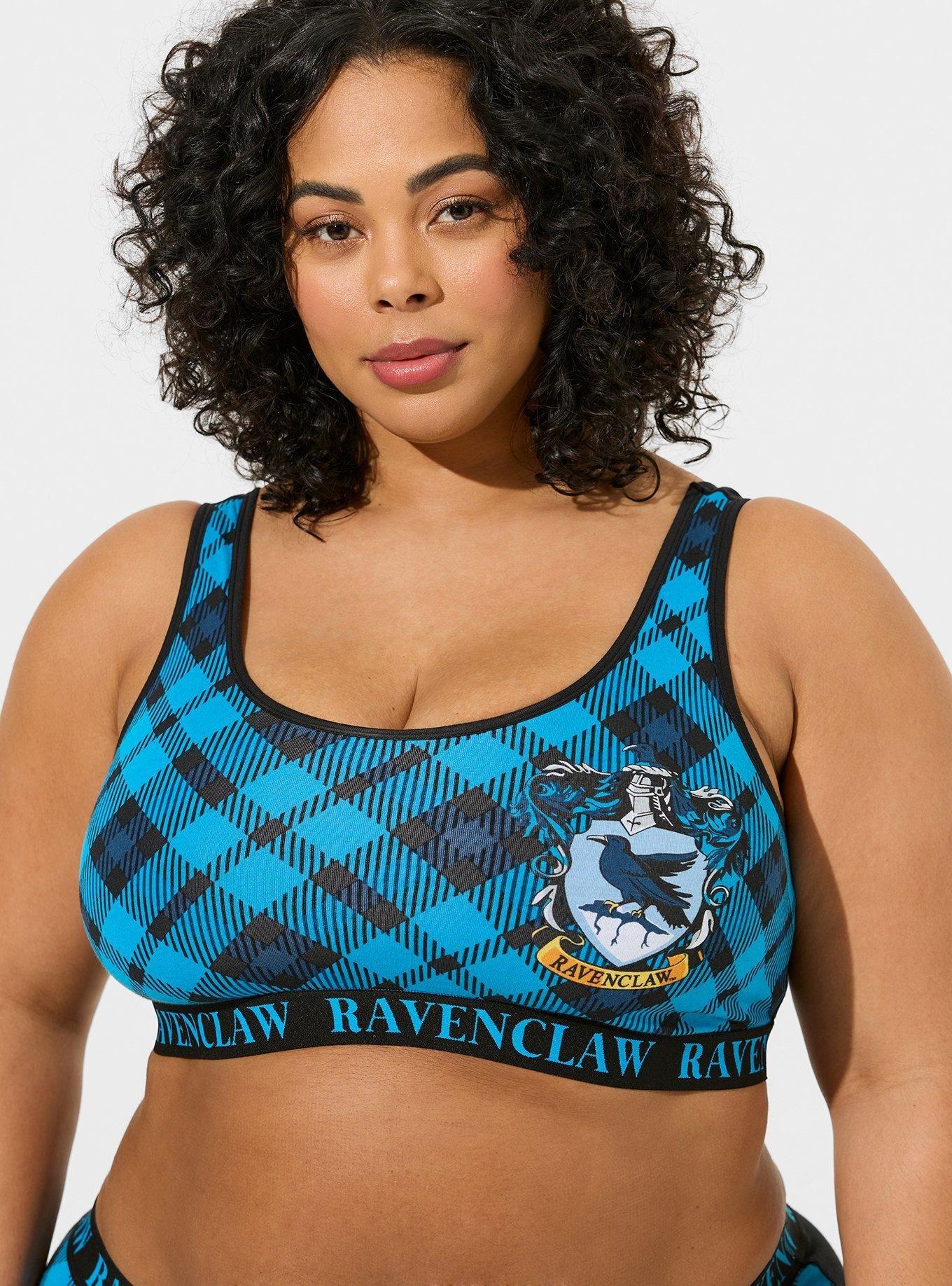 Harry Potter Ravenclaw Cotton Scoop Neck Bralette, MULTI, hi-res