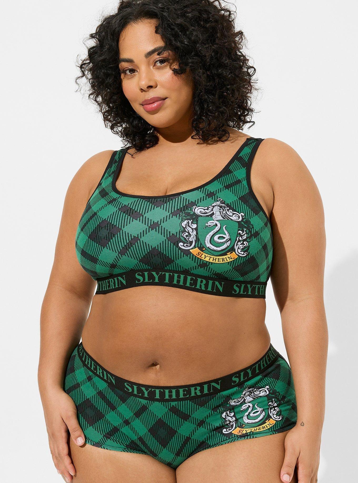 Harry Potter Slytherin Mid-Rise Boyshort Panty, MULTI, hi-res