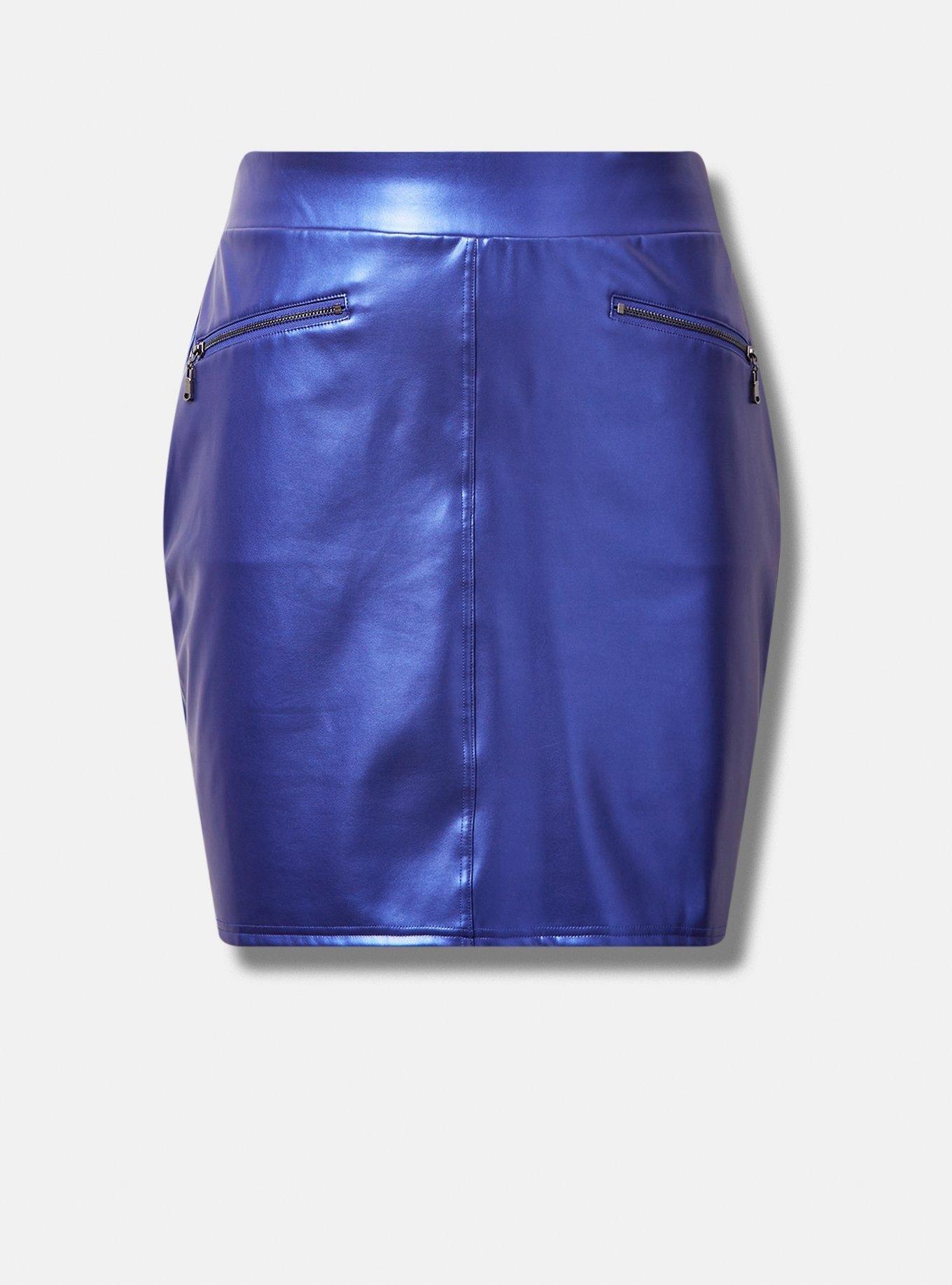 Mini PU Pencil Skirt