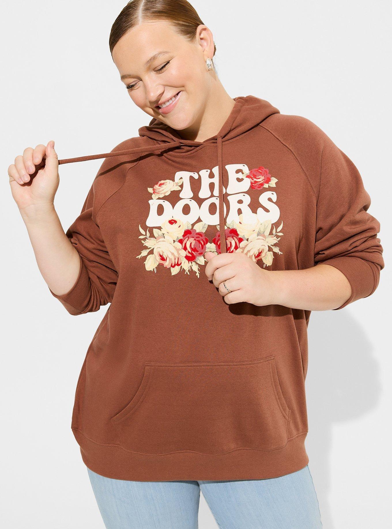 Plus Size The Doors Cozy Fleece Flocked Hoodie Torrid