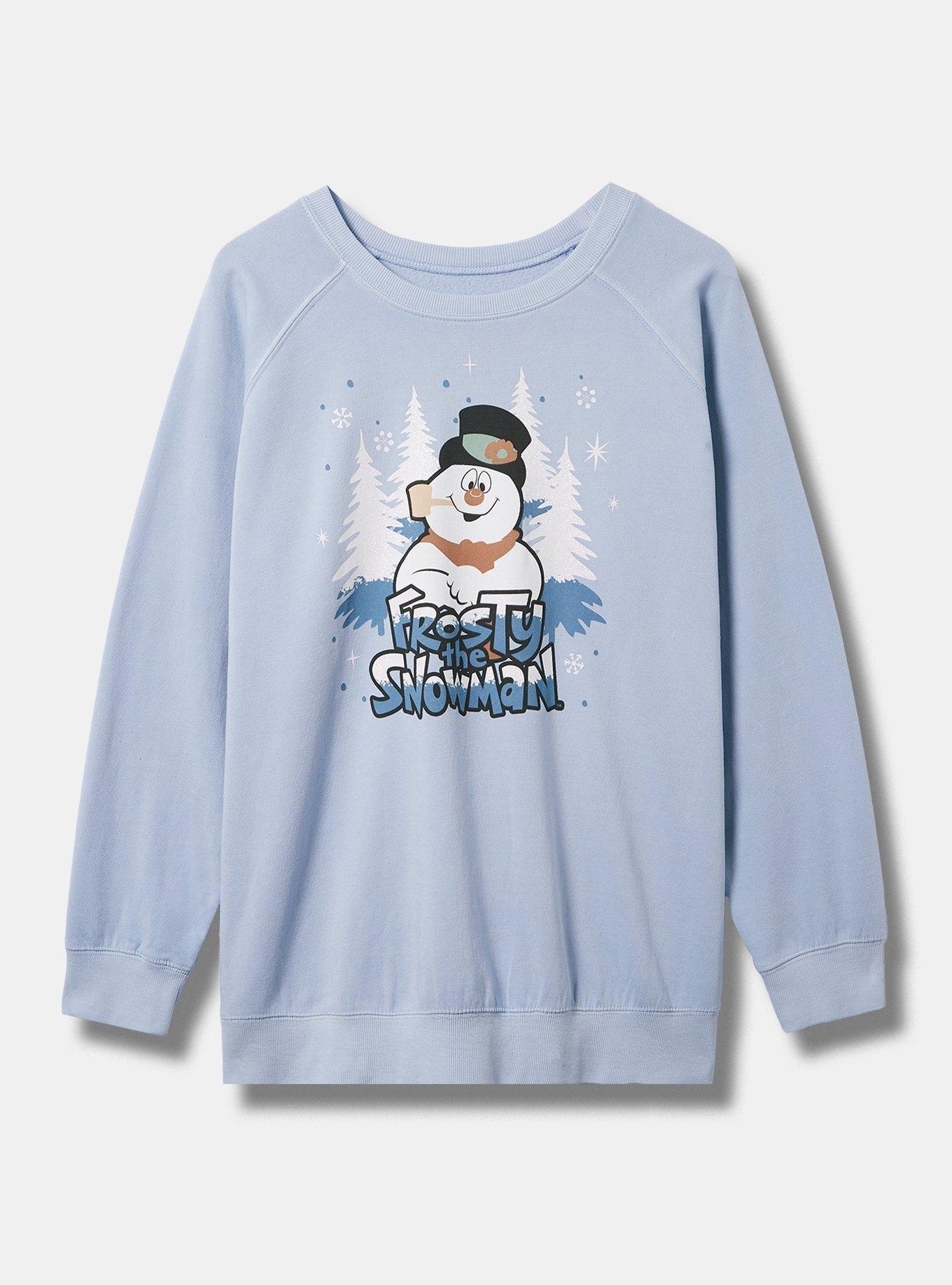 Plus Size Frosty The Snowman Cozy Fleece Crew Sweatshirt Torrid