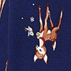 Plus Size Soft Rib Button-Through Sleep Gown, DOE A DEER MEDIEVAL BLUE, swatch