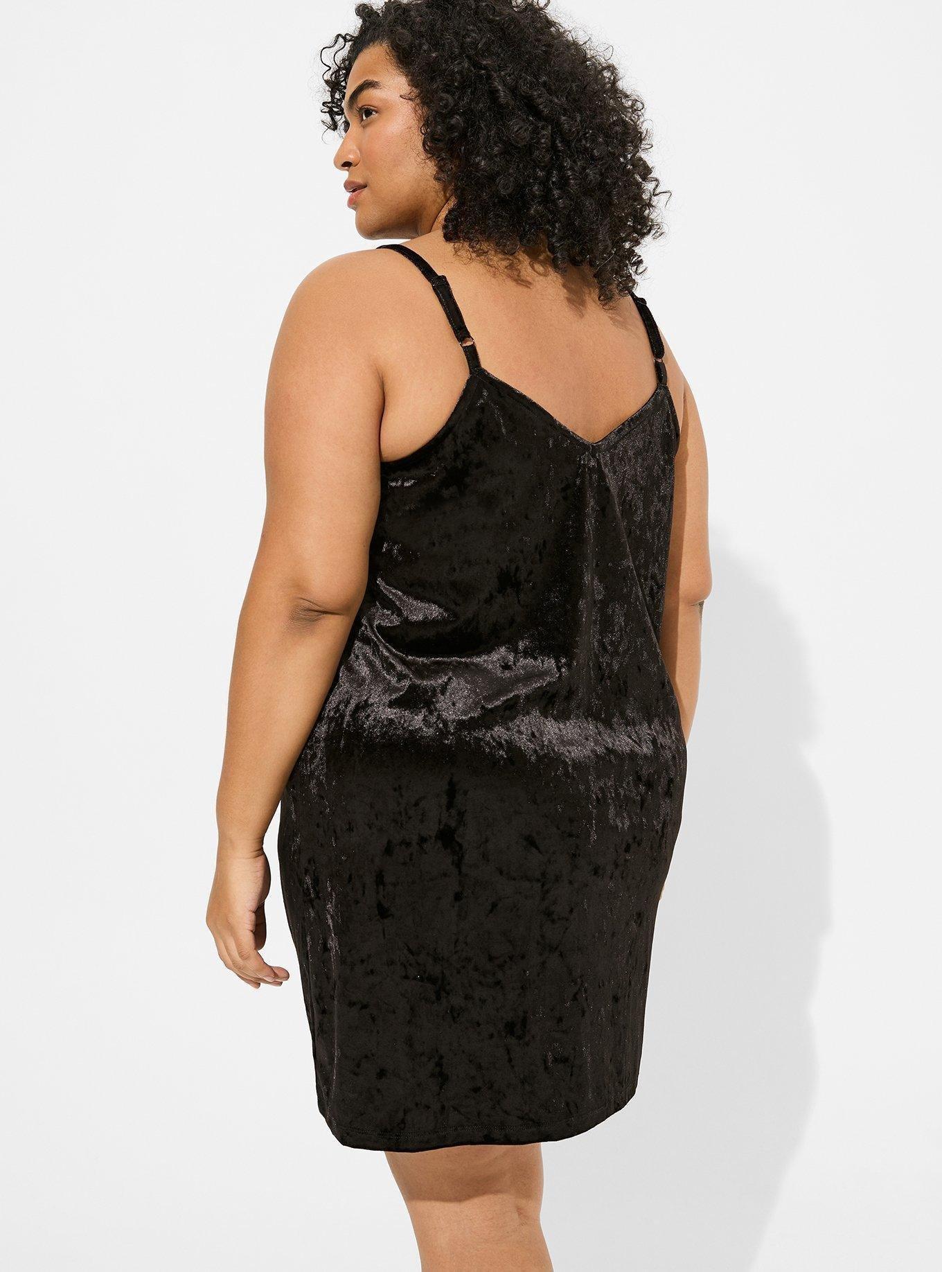 Crushed Velour Lace Sleep Gown