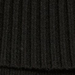 Pullover Off Shoulder Sweater, DEEP BLACK, swatch