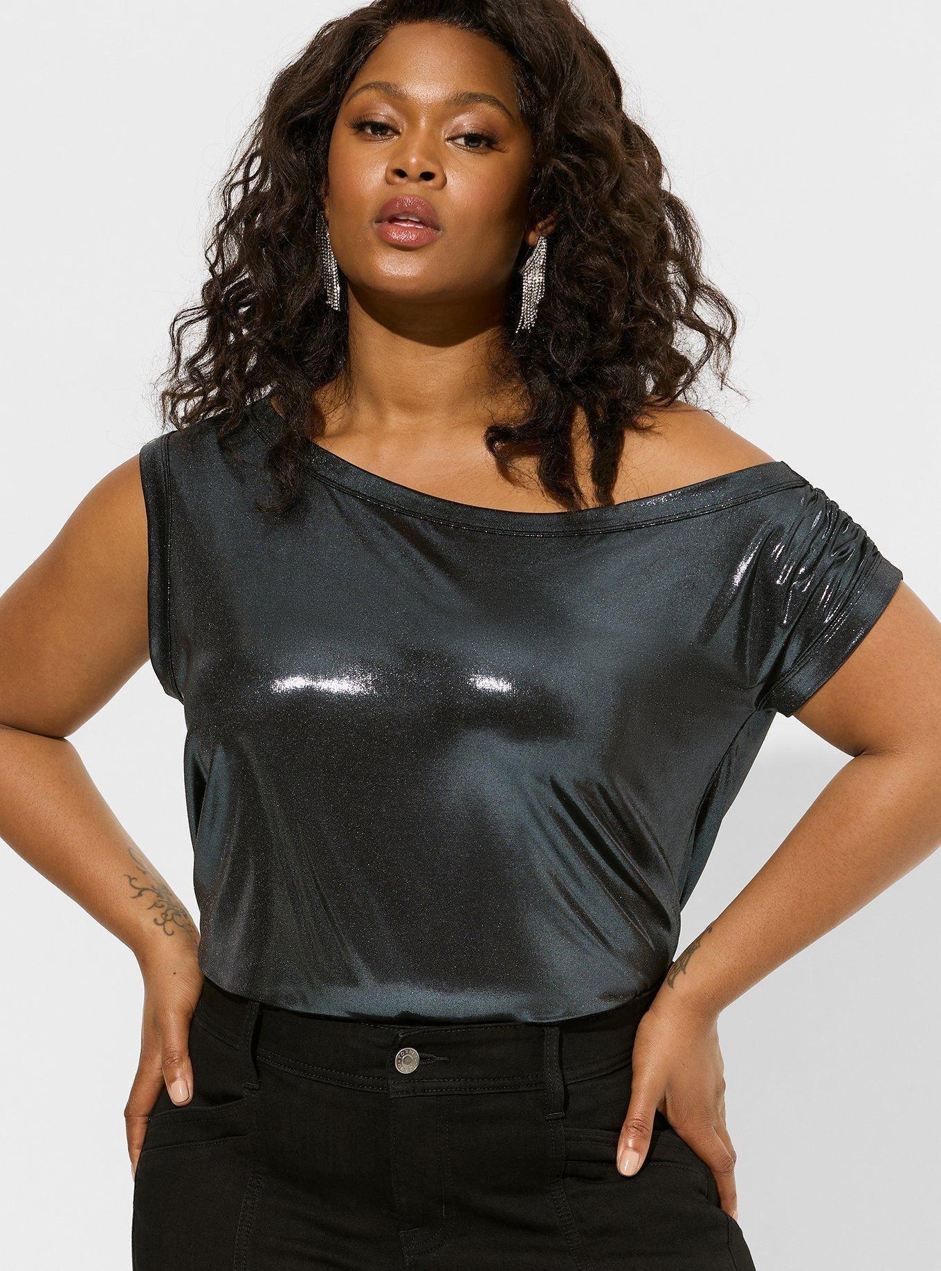 Liquid Shine Off Shoulder Top