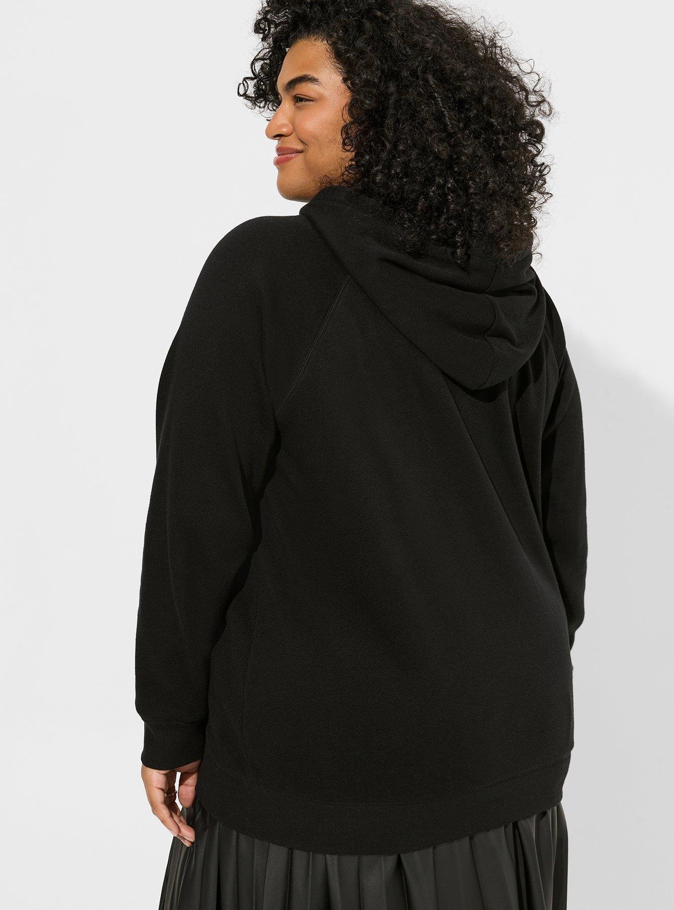 Plus Size - Sequin Nice-Ish Classic Fit Cozy Fleece Pullover Hoodie ...