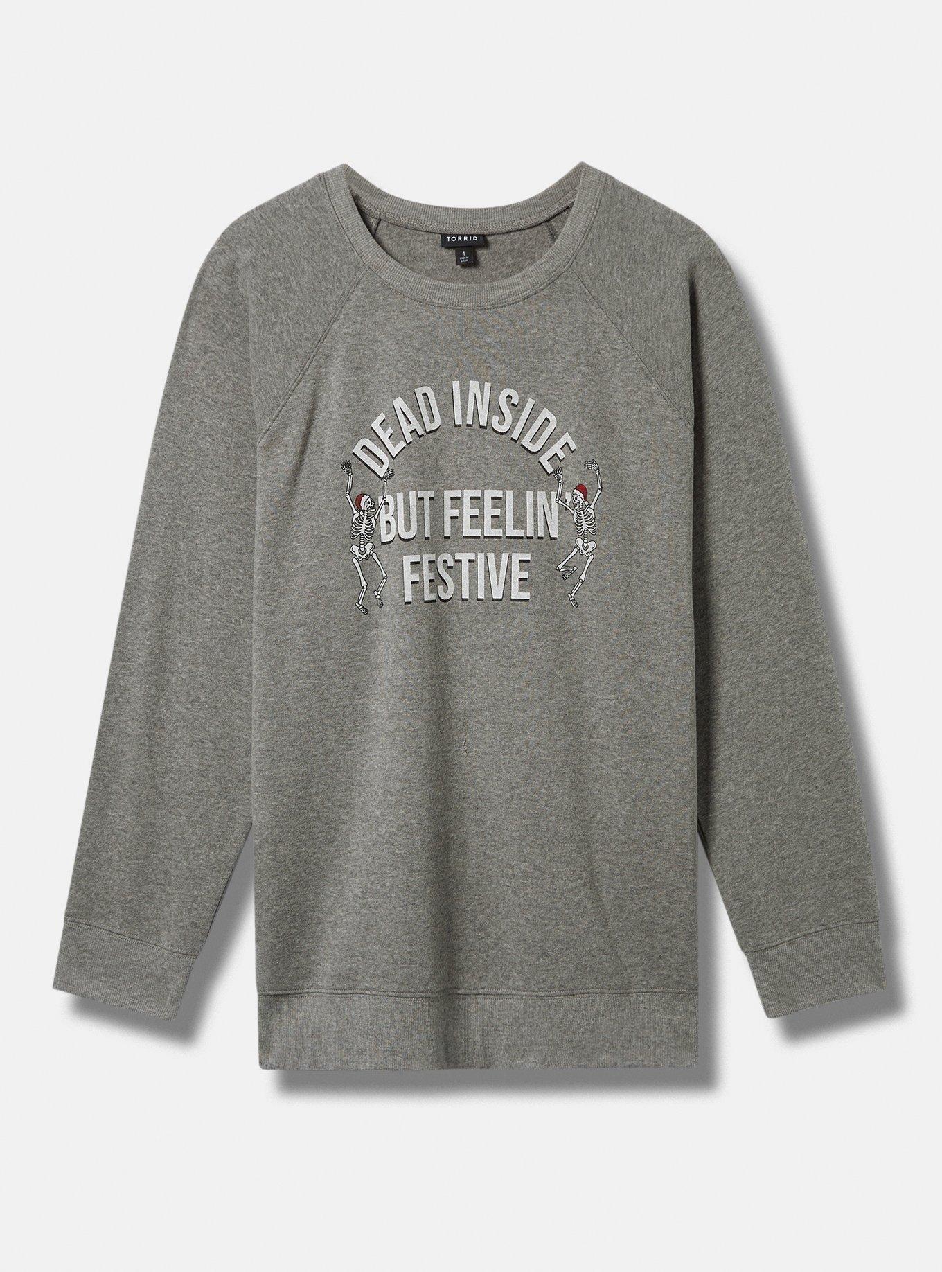 Plus Size Festive Classic Fit Cozy Fleece Sweatshirt Torrid