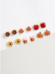 Fall Icons Earring Stud Pack, , hi-res