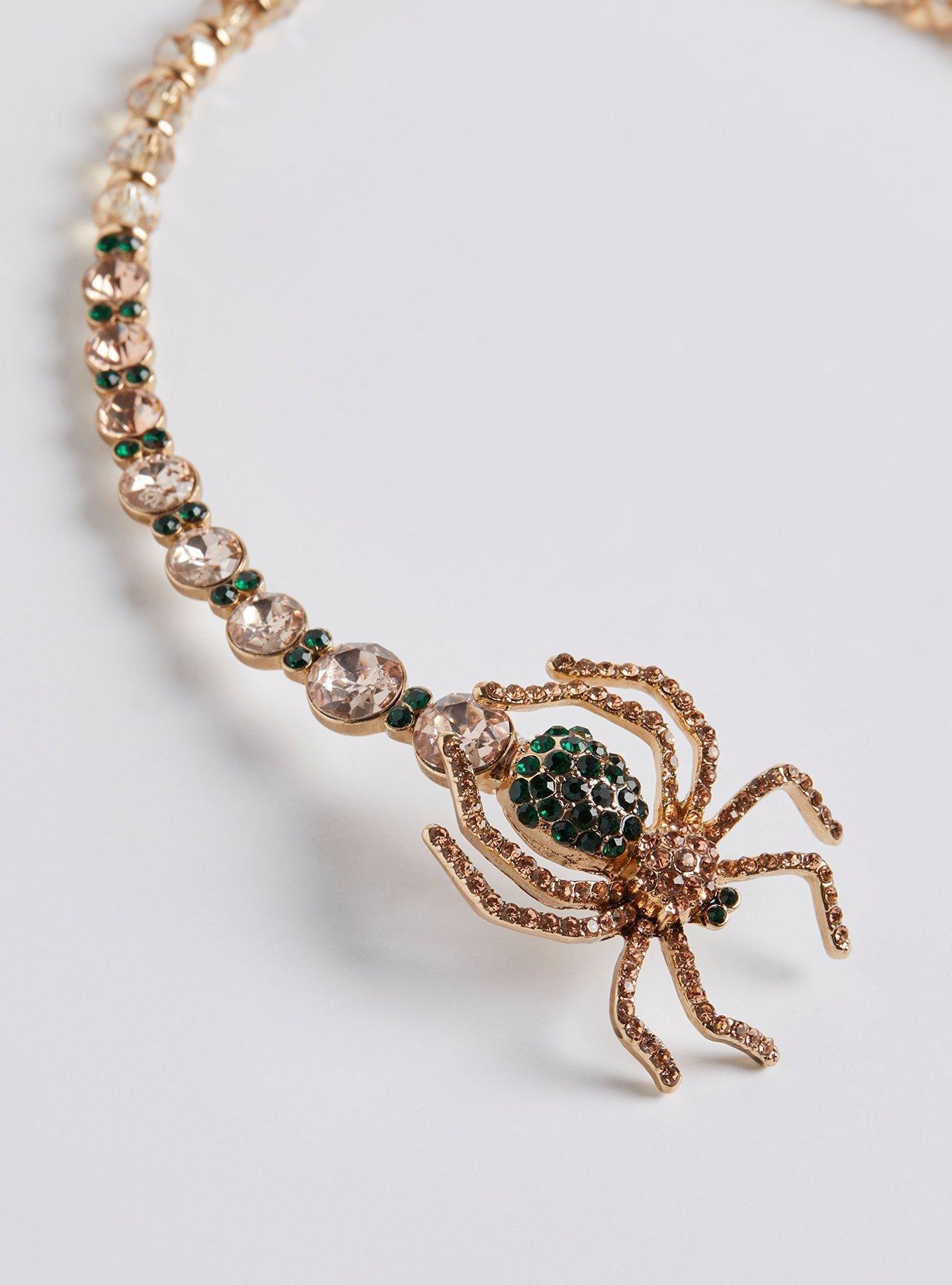 Jewelry, Vtg Hong Kong Spider Brooch