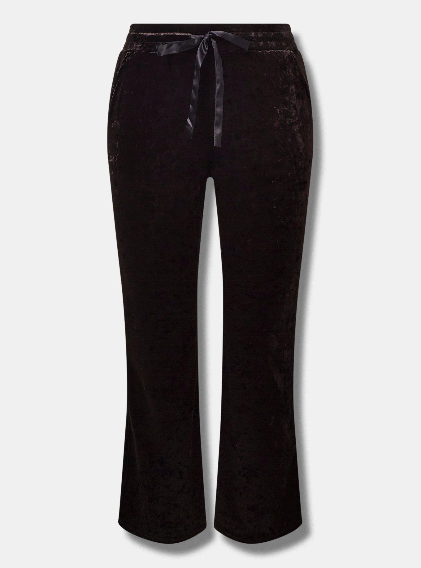 Go-To Crushed Velour Wide Leg Pant