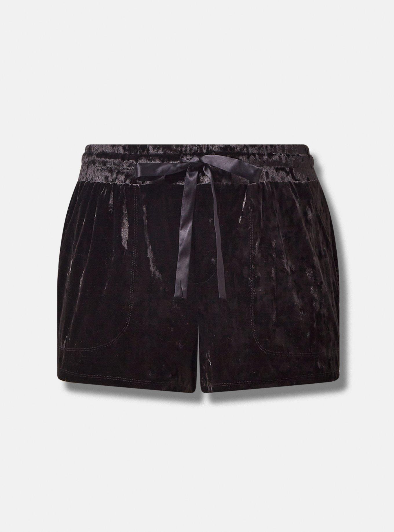 Crushed Velour Sleep Short