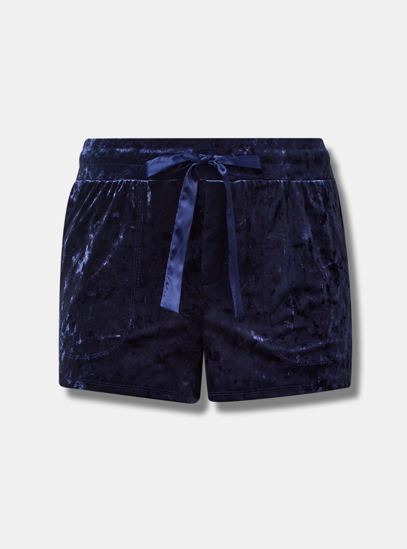 Crushed Velour Sleep Short