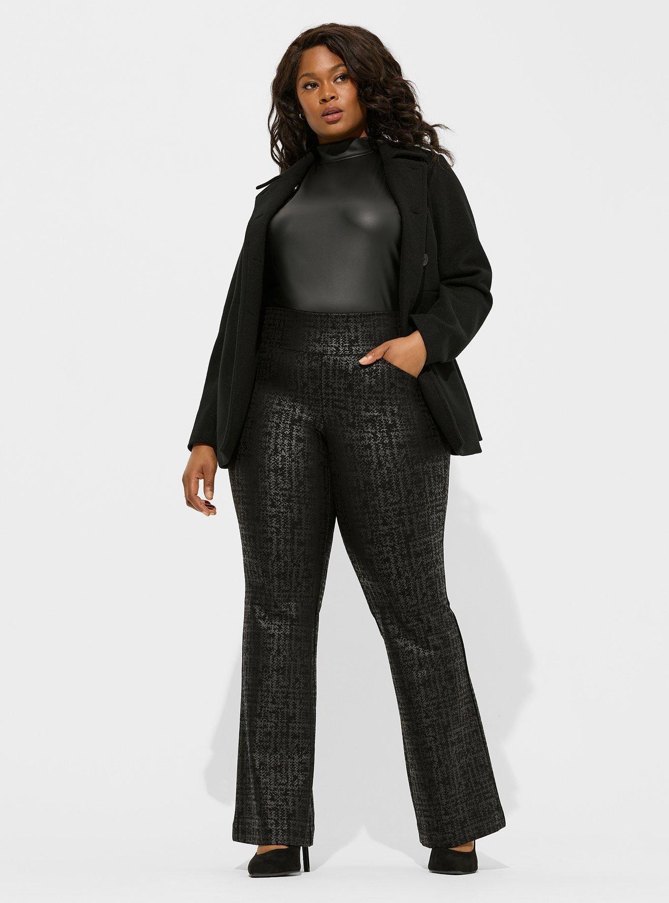 Plus Size - Wide Leg Satin High Rise Pant - Torrid