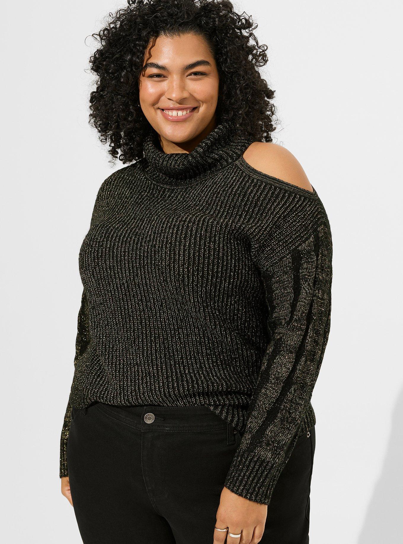 Torrid cold cheap shoulder sweater