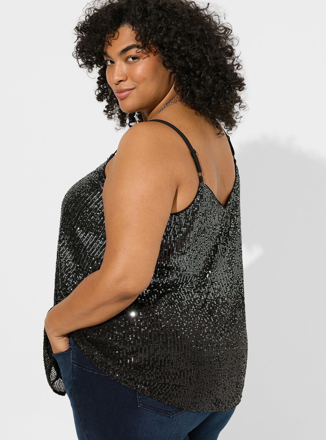 Plus Size - Sophie Sequin Ombre Swing Cami - Torrid