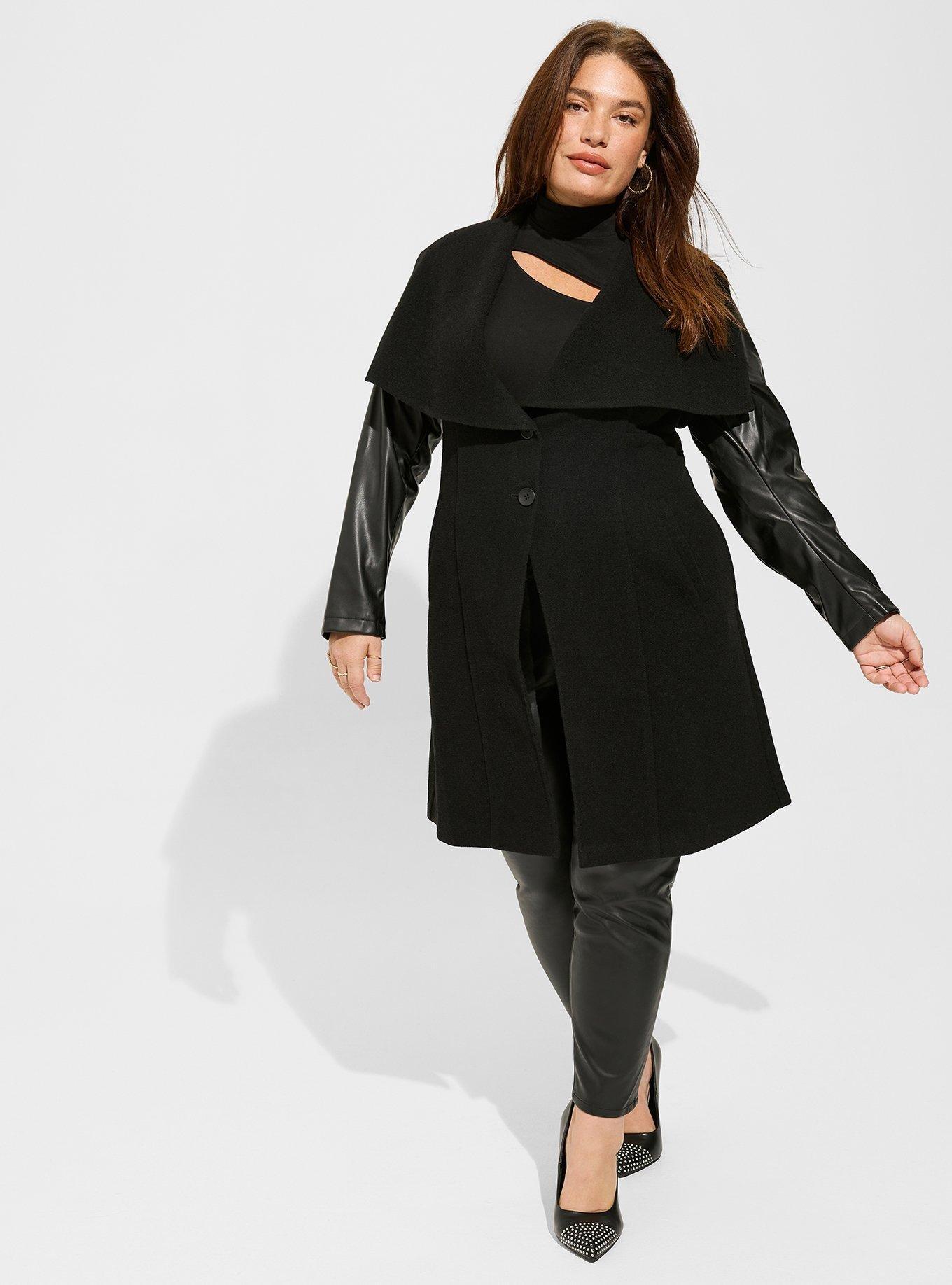 Plus Size - Wool Coat - Torrid