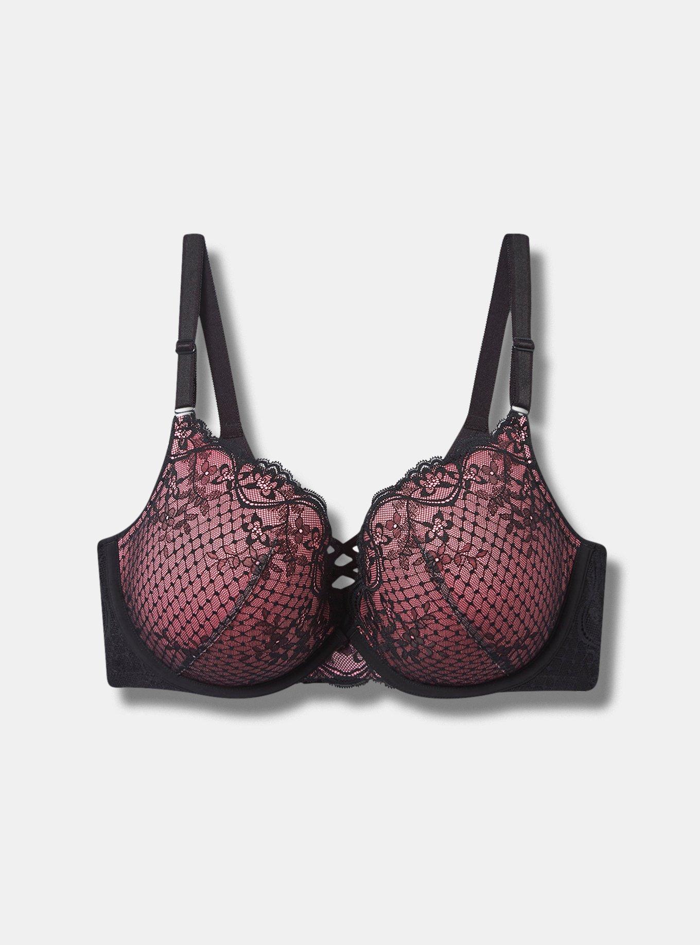 XO Plunge Push Up Bombshell Lace 360° Back Smoothing® Bra