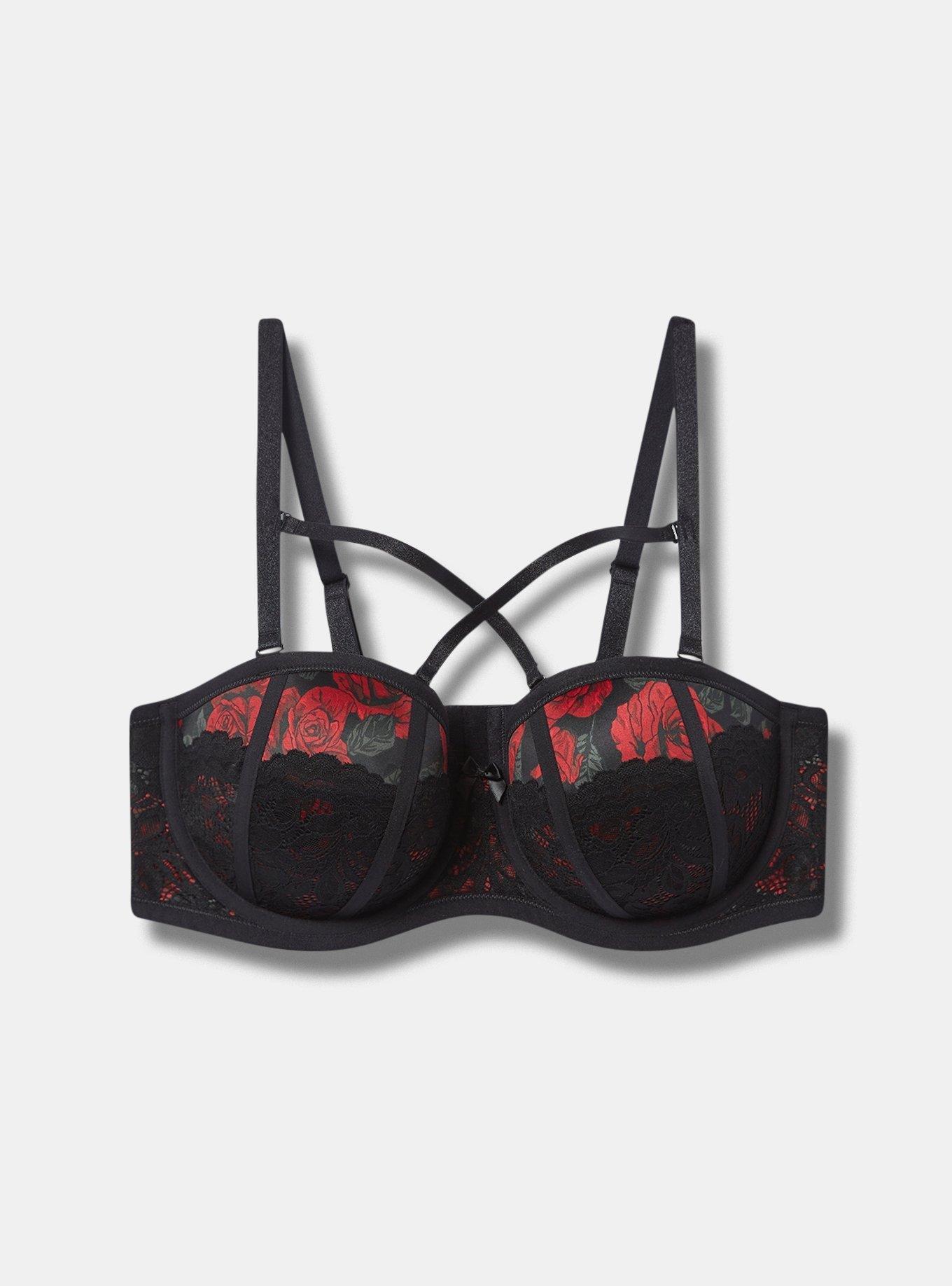 Bralette Lace Red Cacique Collection, Intimates & Sleepwear