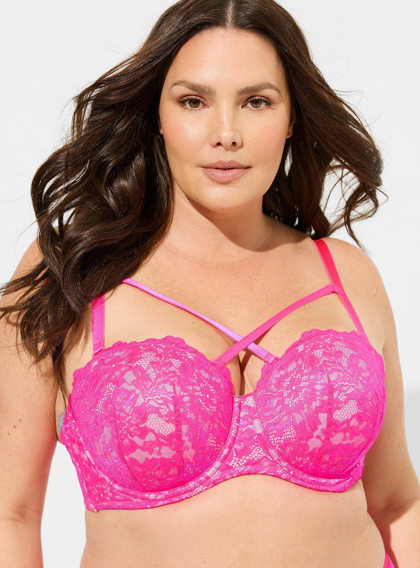 NWT Torrid Leopard Heart 360° Back Smoothing™ Lightly Lined Wire-Free Bra  44DD 