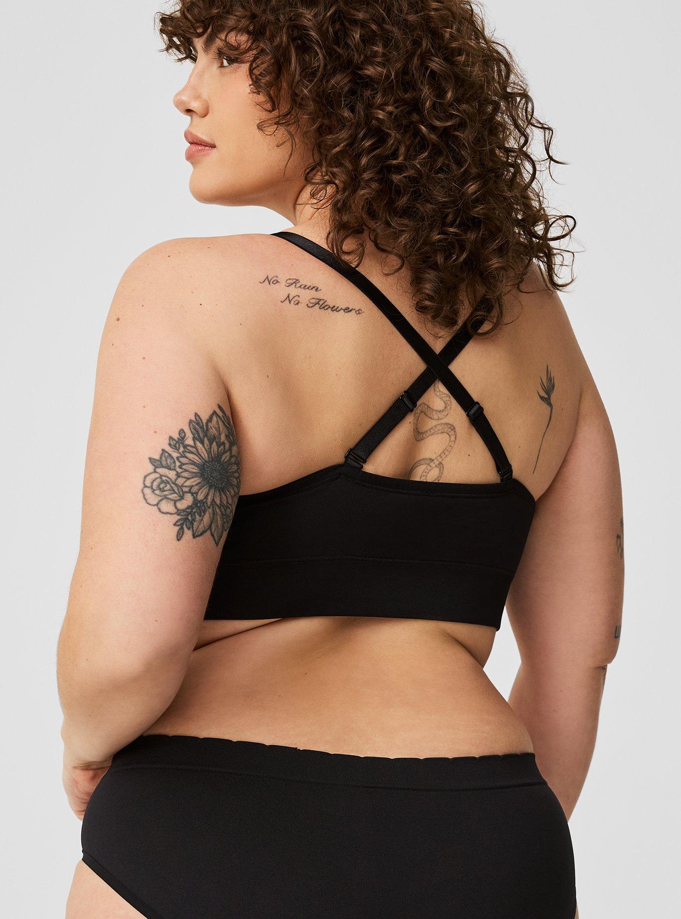 Strappy Black Backless Bralette Tube Top