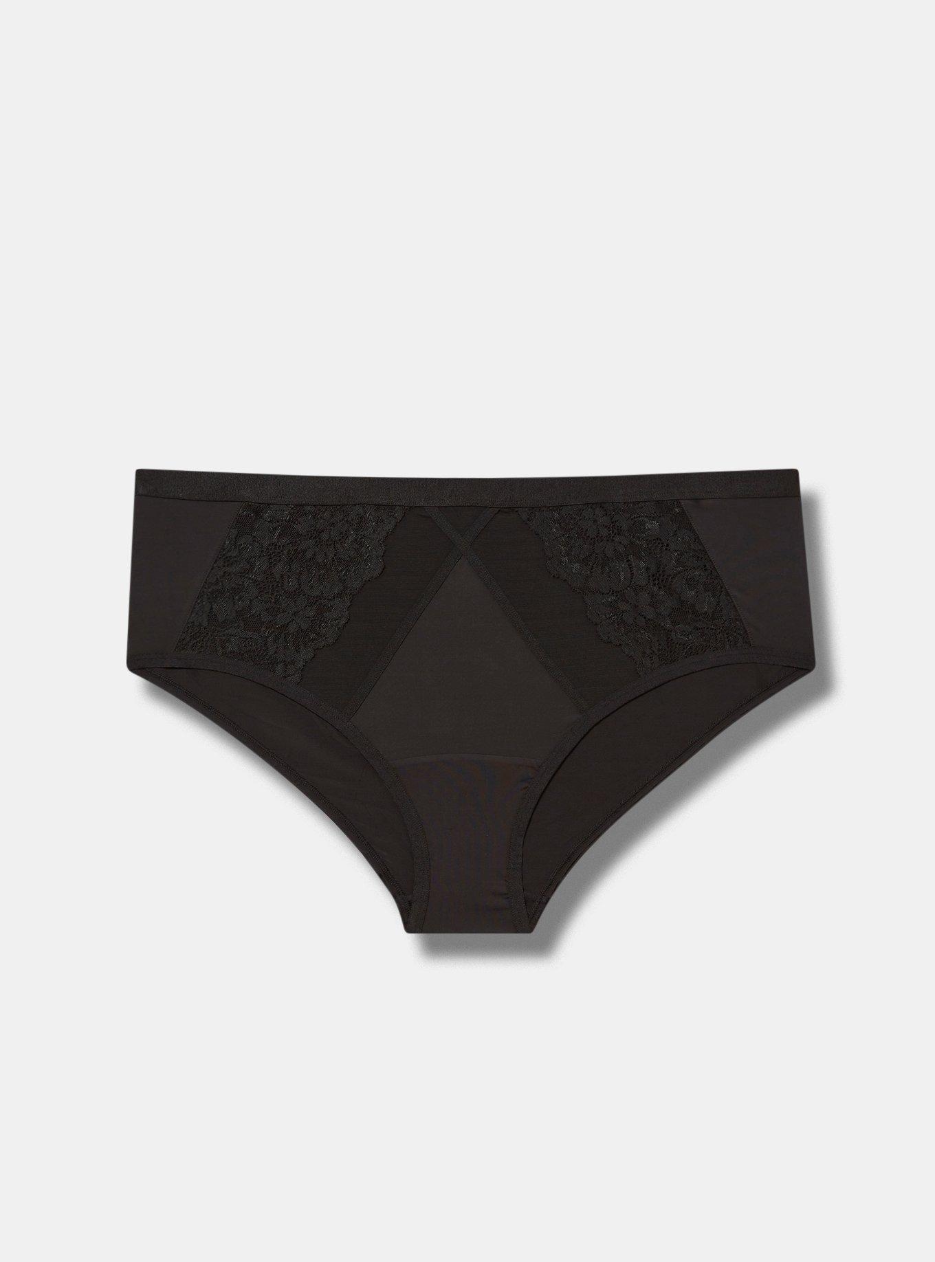 Second Skin Floral Lace Mid-Rise Hipster Panty