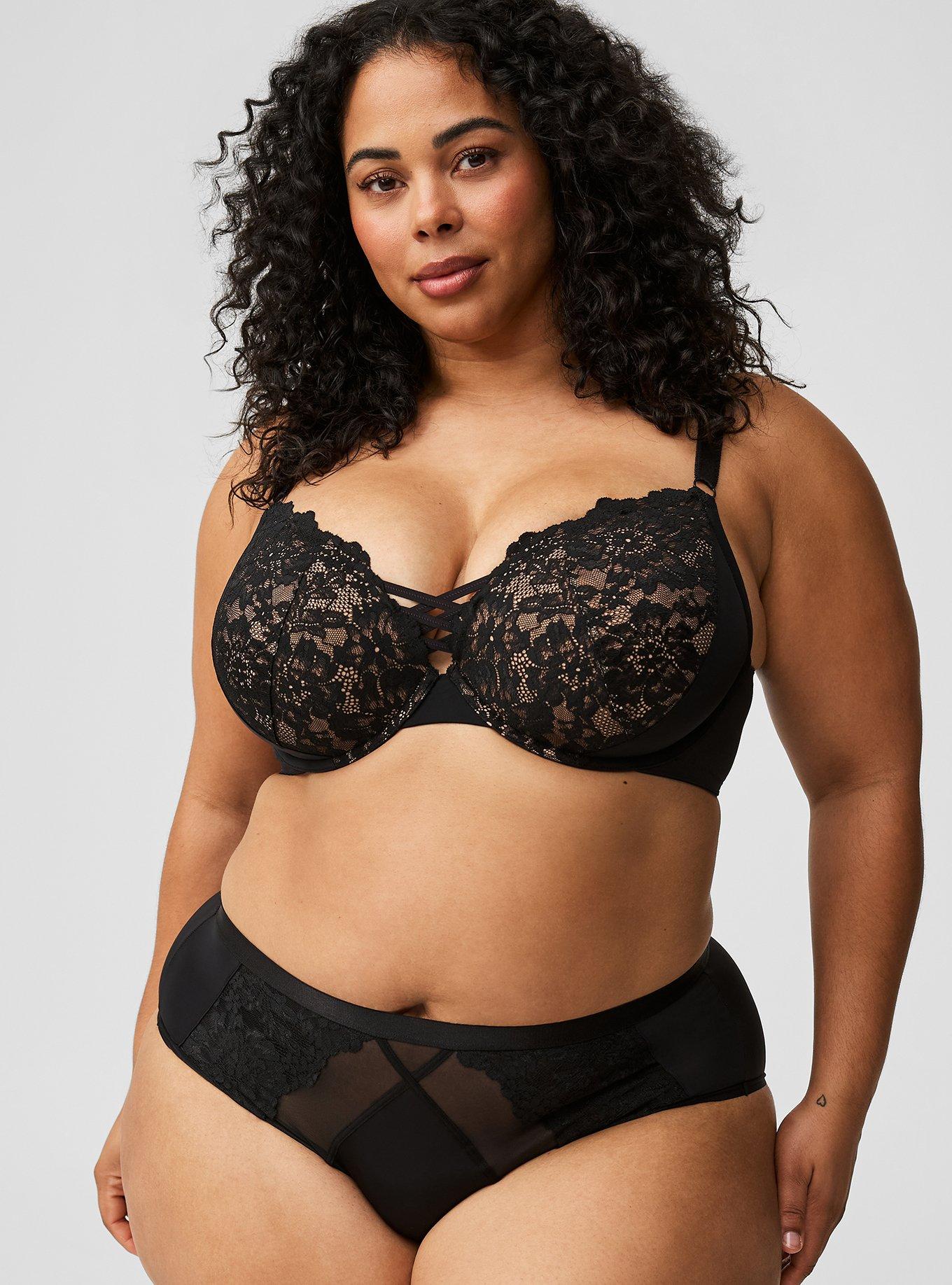 TORRID Photo Floral Lace Mid Rise Hipster Panty