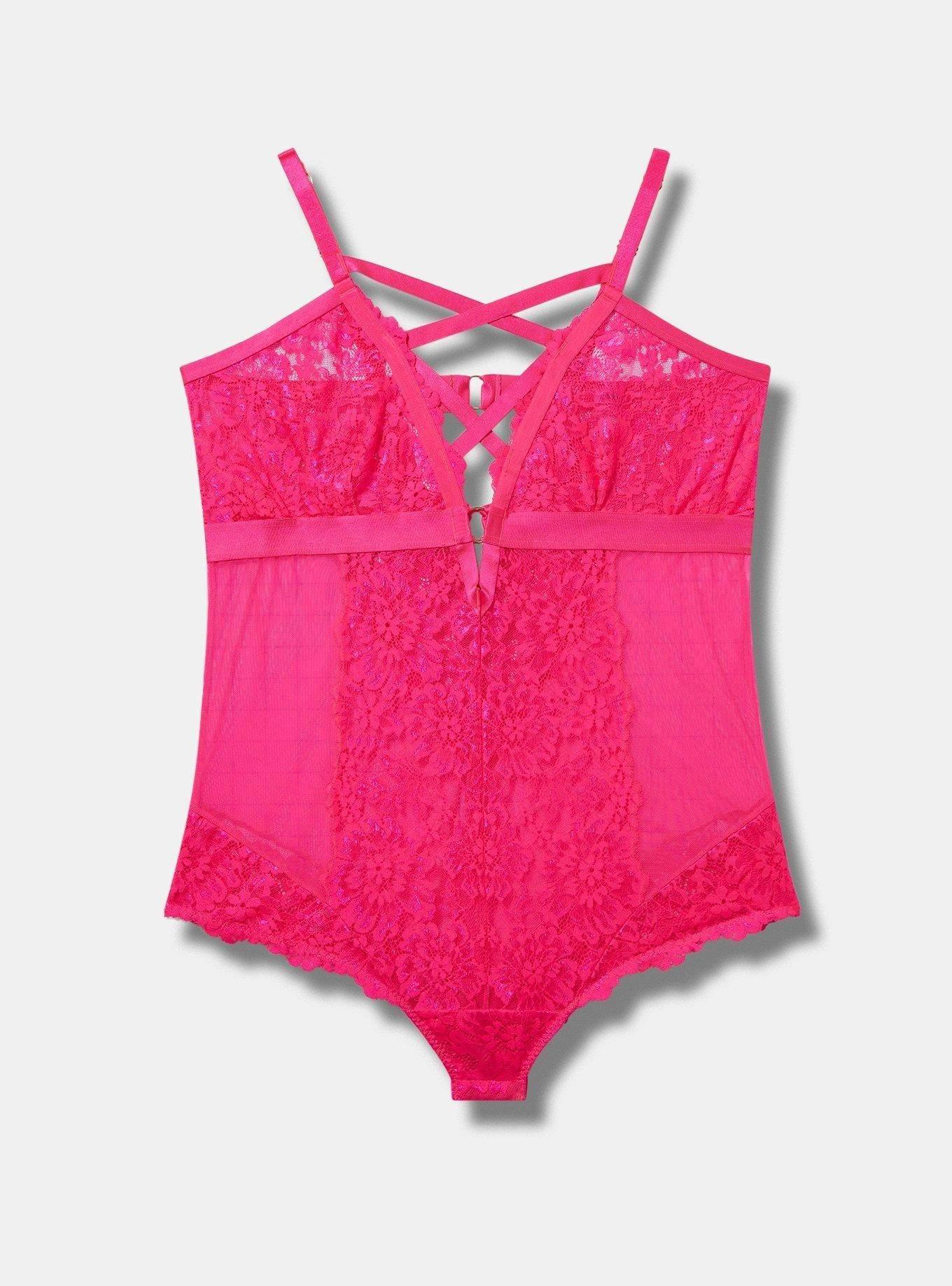 Victoria's Secret Strappy Lace Bodysuit