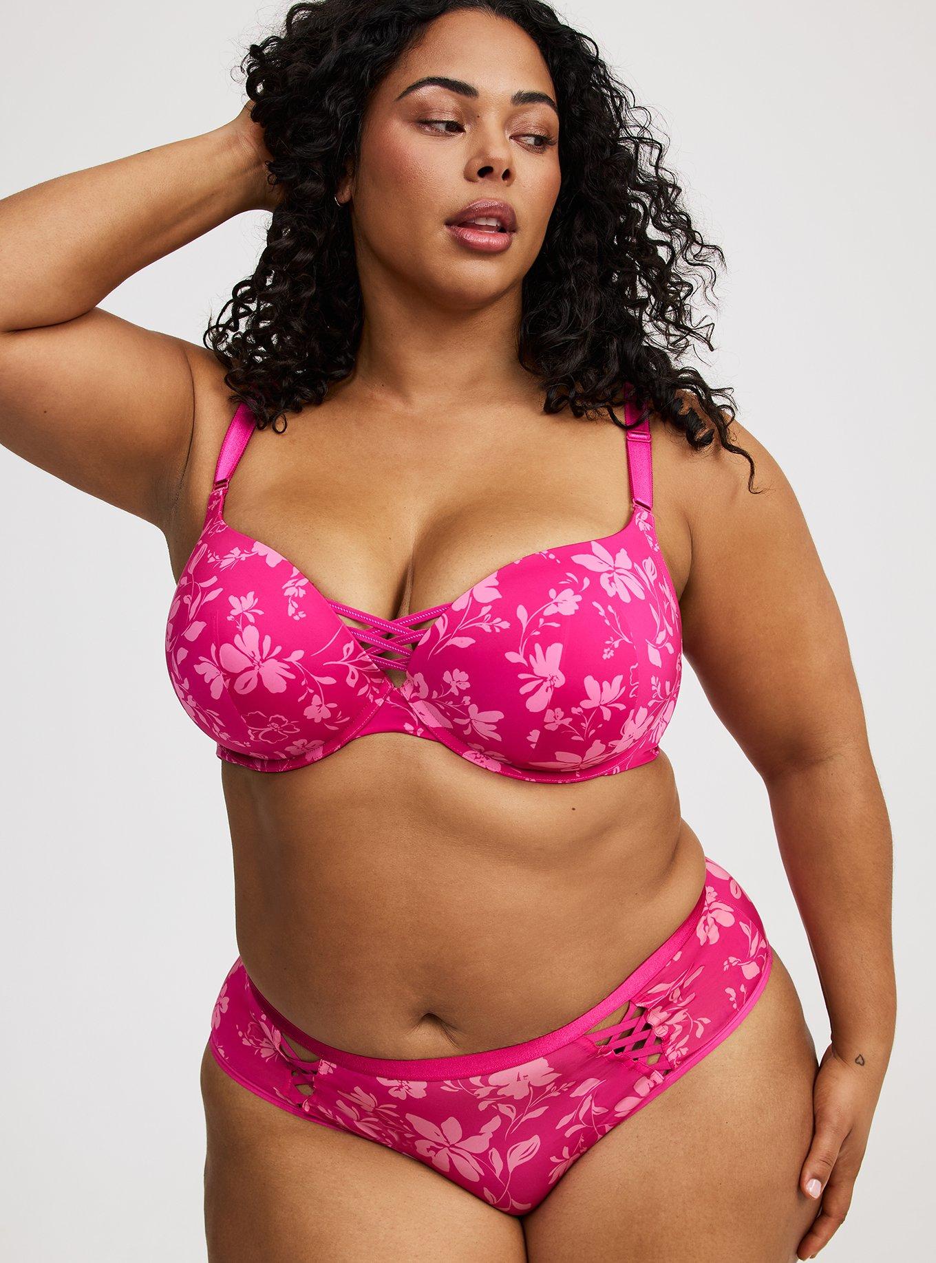 Microfiber Mid-Rise Cut-Out Hipster Panty