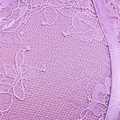 Plus Size Glam Lace Wireless Bralette, LAVENDER SKY, swatch