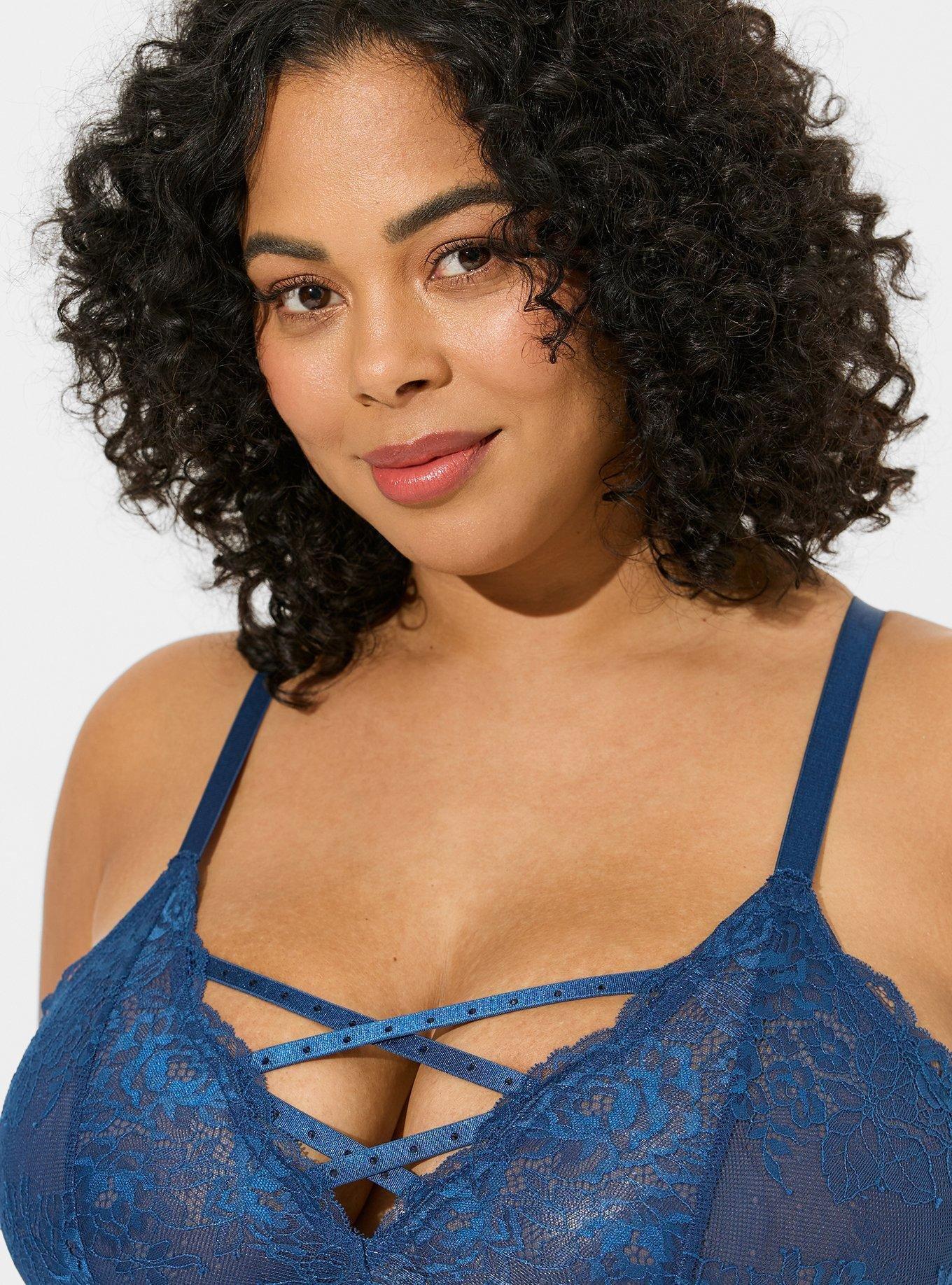 Plus Size - Glam Lace Strappy Babydoll - Torrid