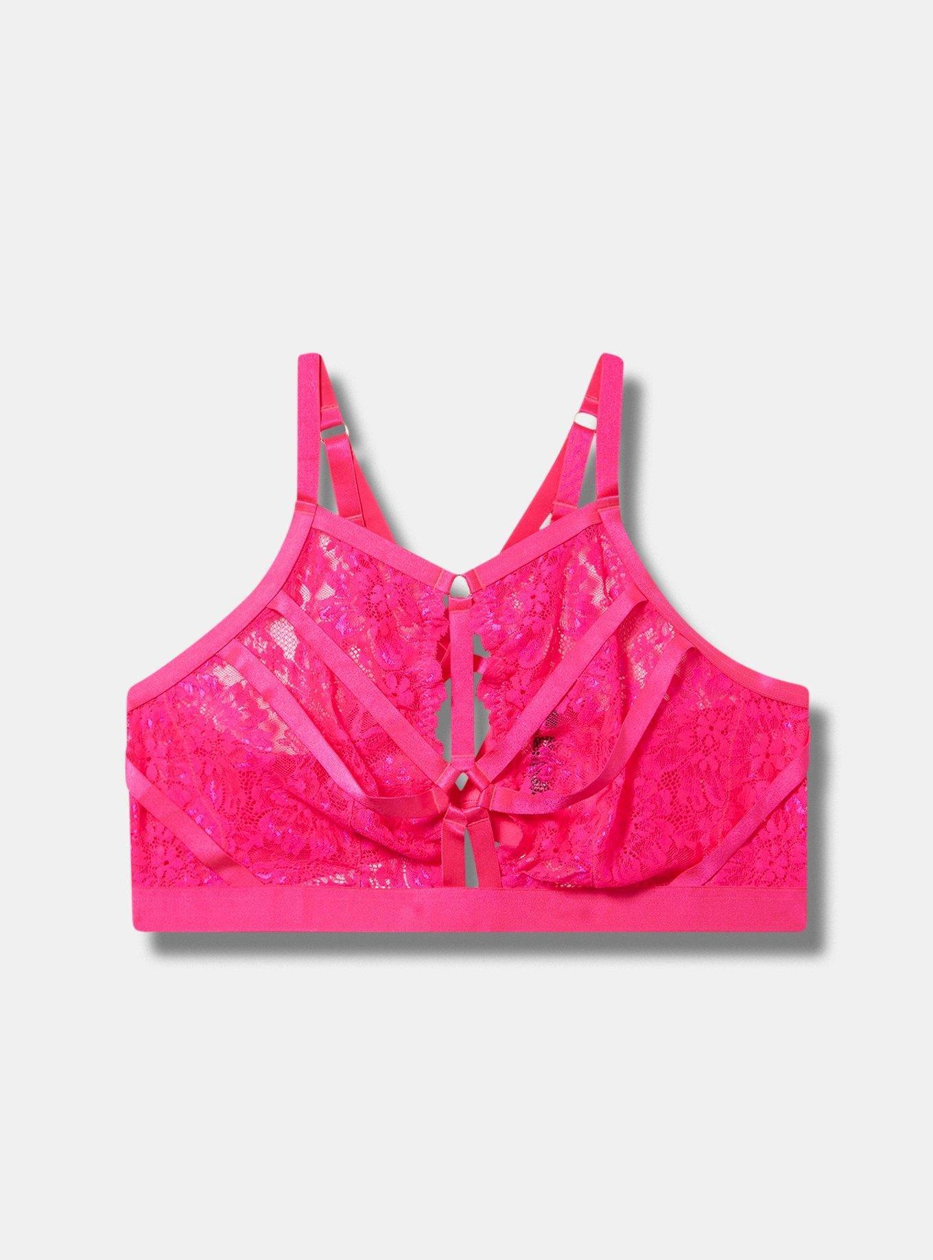 Buy Victoria's Secret PINK Lace Highneck Bralette from the Victoria's  Secret UK online shop