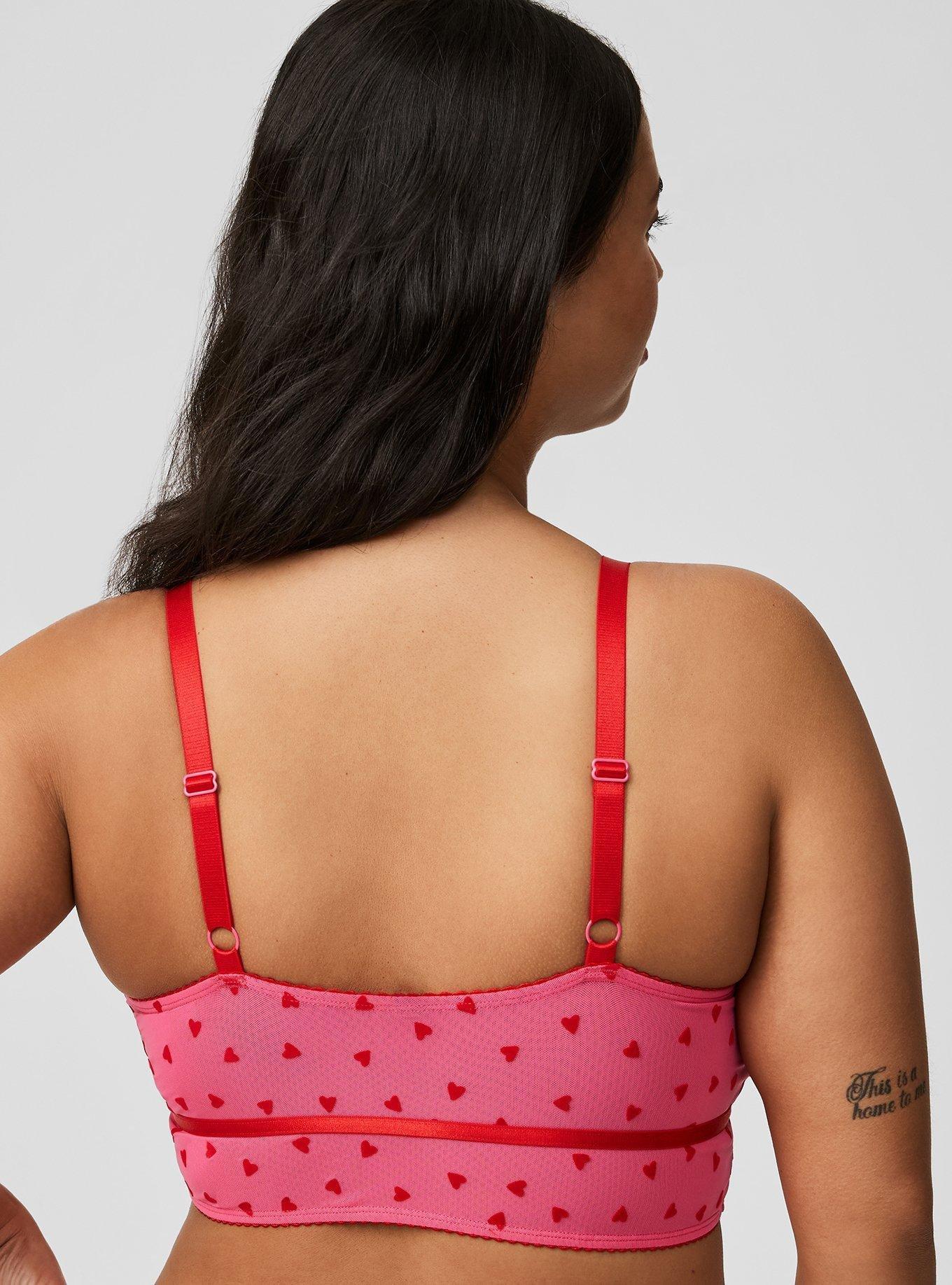 French Hearts 3 Piece Cup Bralette