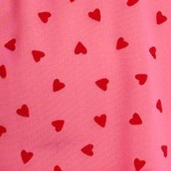 Plus Size French Hearts 3 Piece Cup Babydoll, SANGRIA SUNSET, swatch