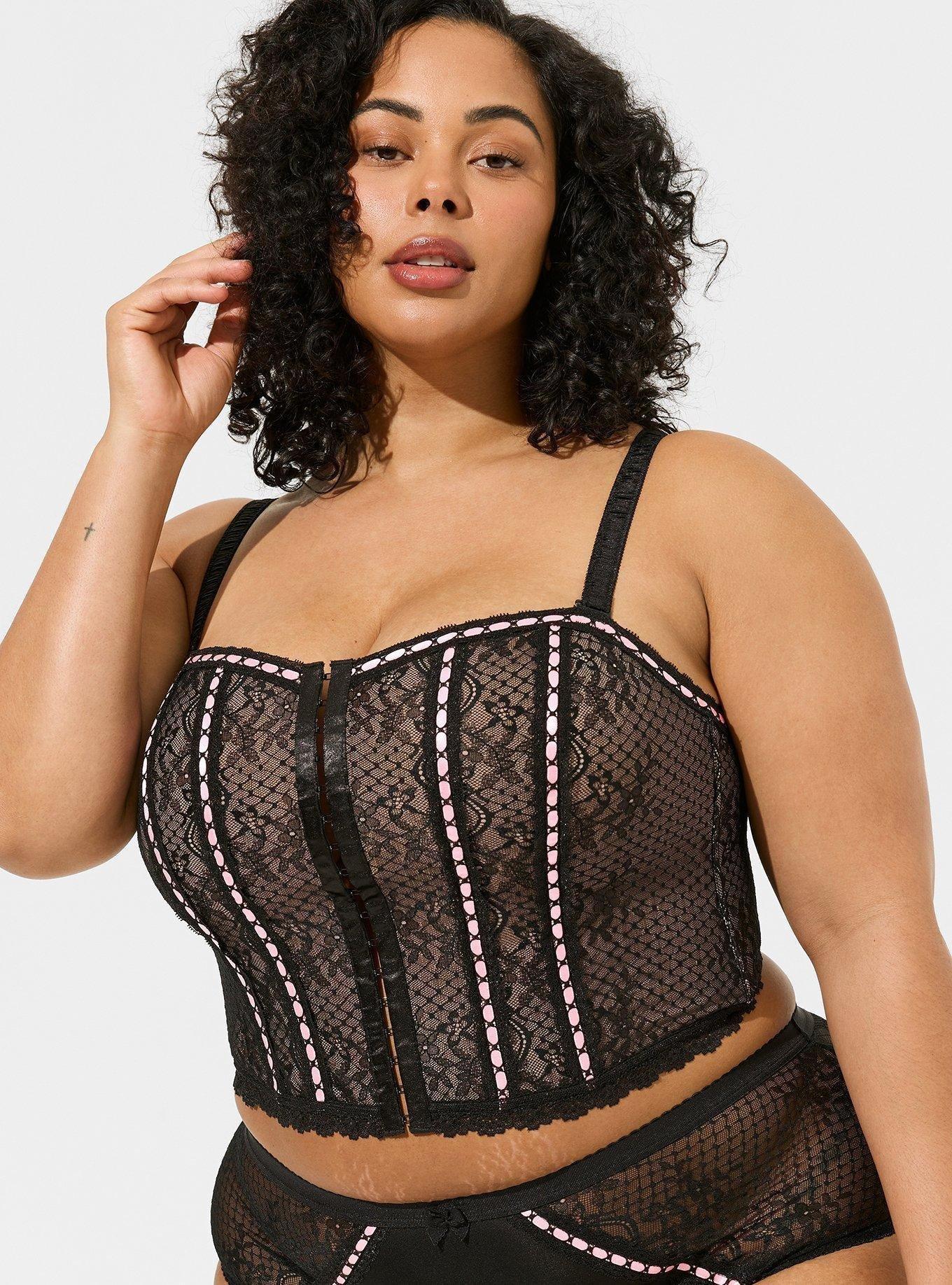 Retro Bombshell Lace Corset