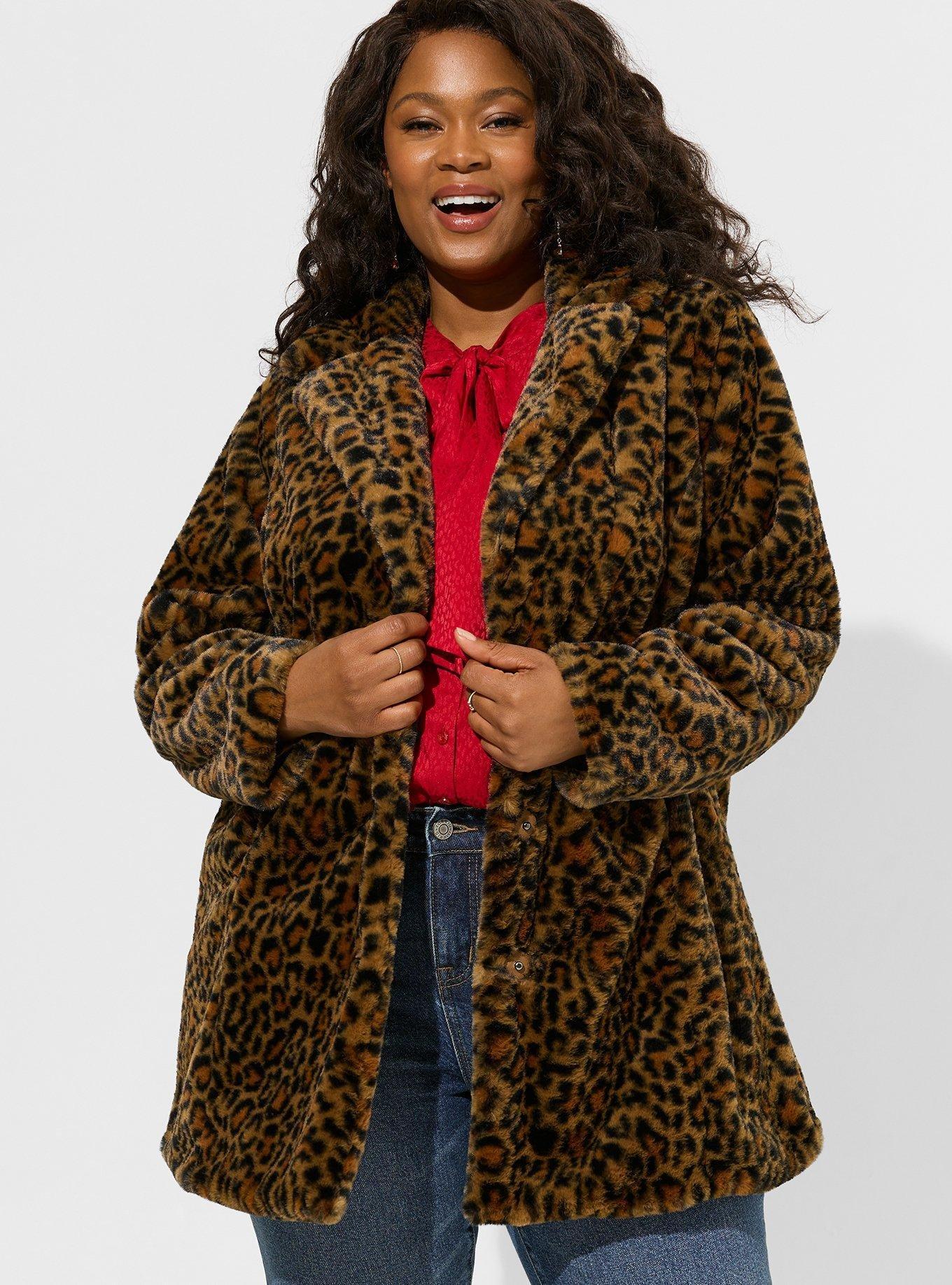 Torrid camo coat shop with pink fur