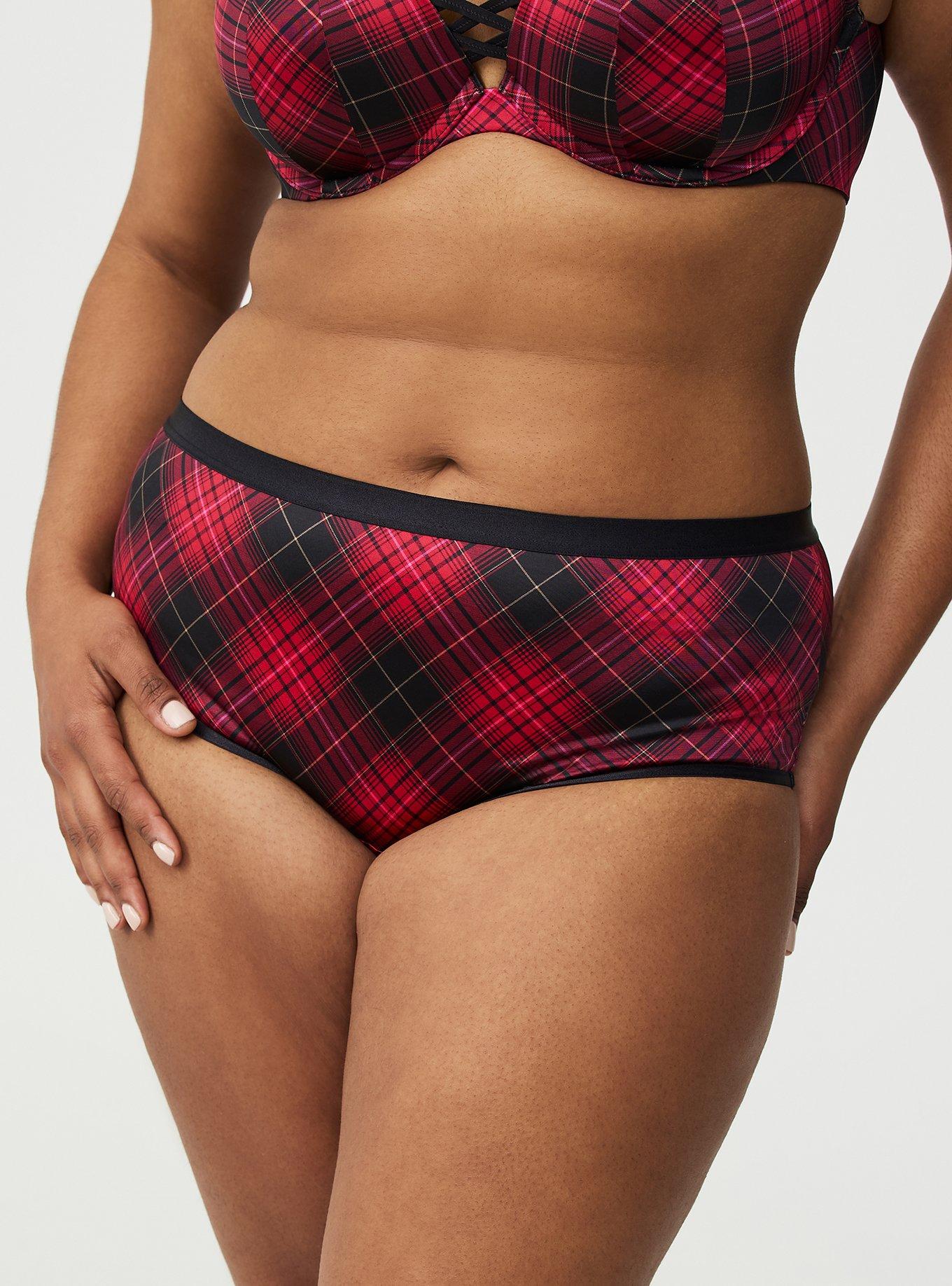 Shine Microfiber Mid-Rise Cheeky Panty