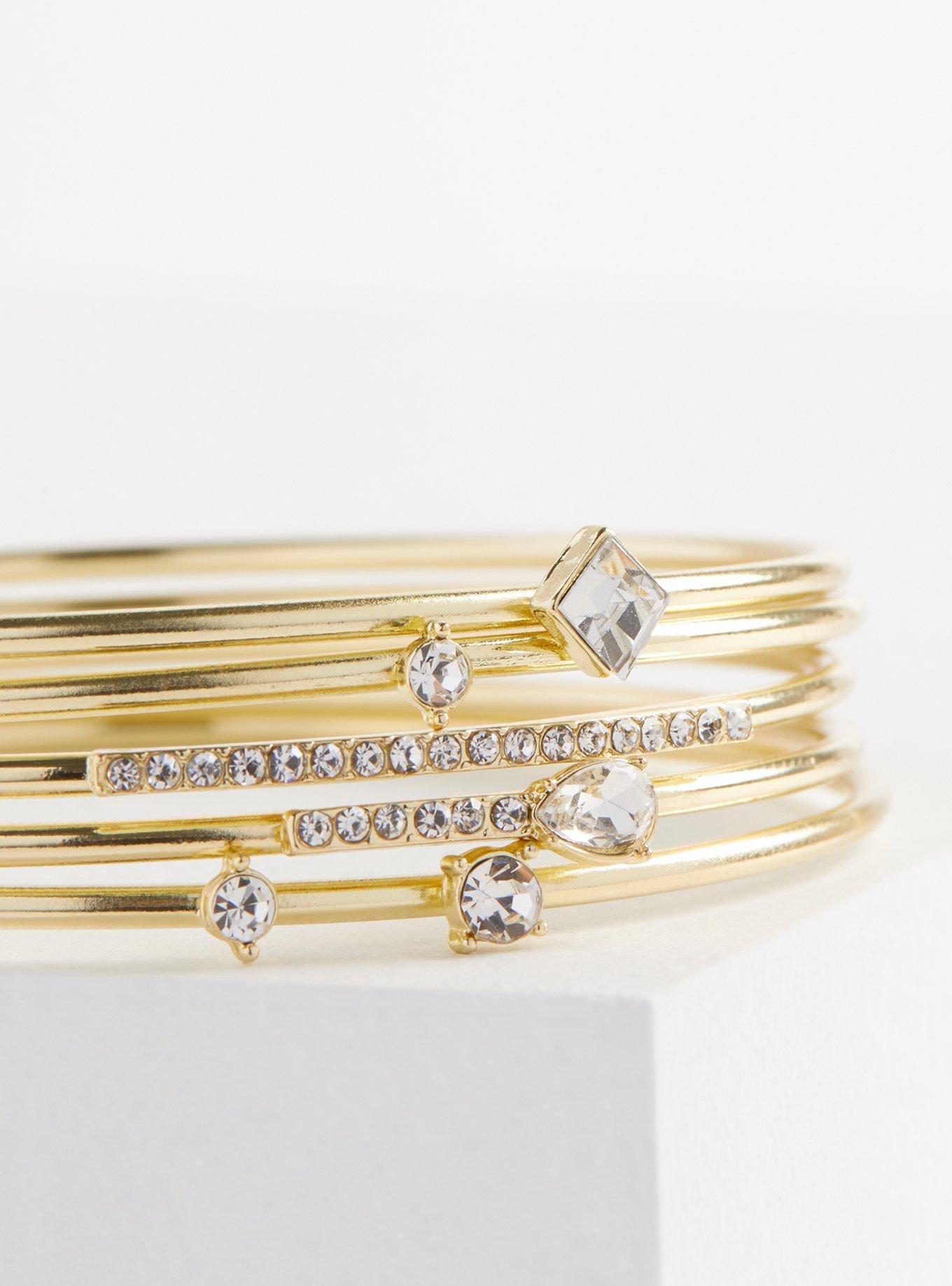 Delicate Stones Line Bronze Bracelet main image 1