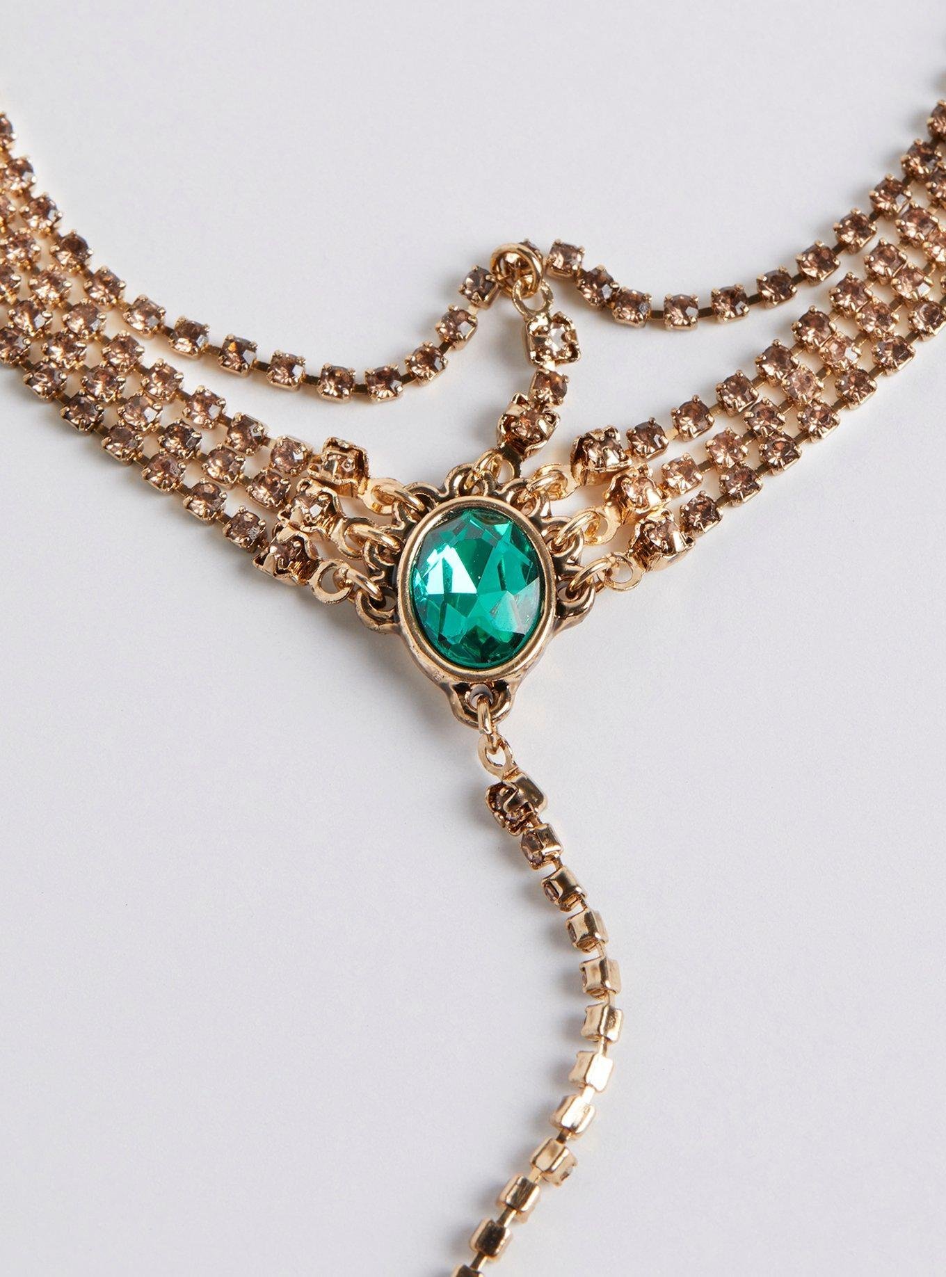 Plus Size - Bejeweled Spider Hand Chain - Torrid