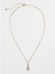 Plus Size Delicate Pendant Necklace, , hi-res