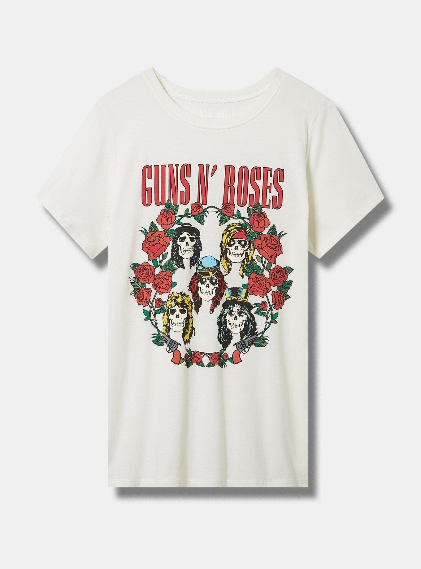 Plus Size - Guns 'N Roses Classic Fit Cotton Crew Tee - Torrid