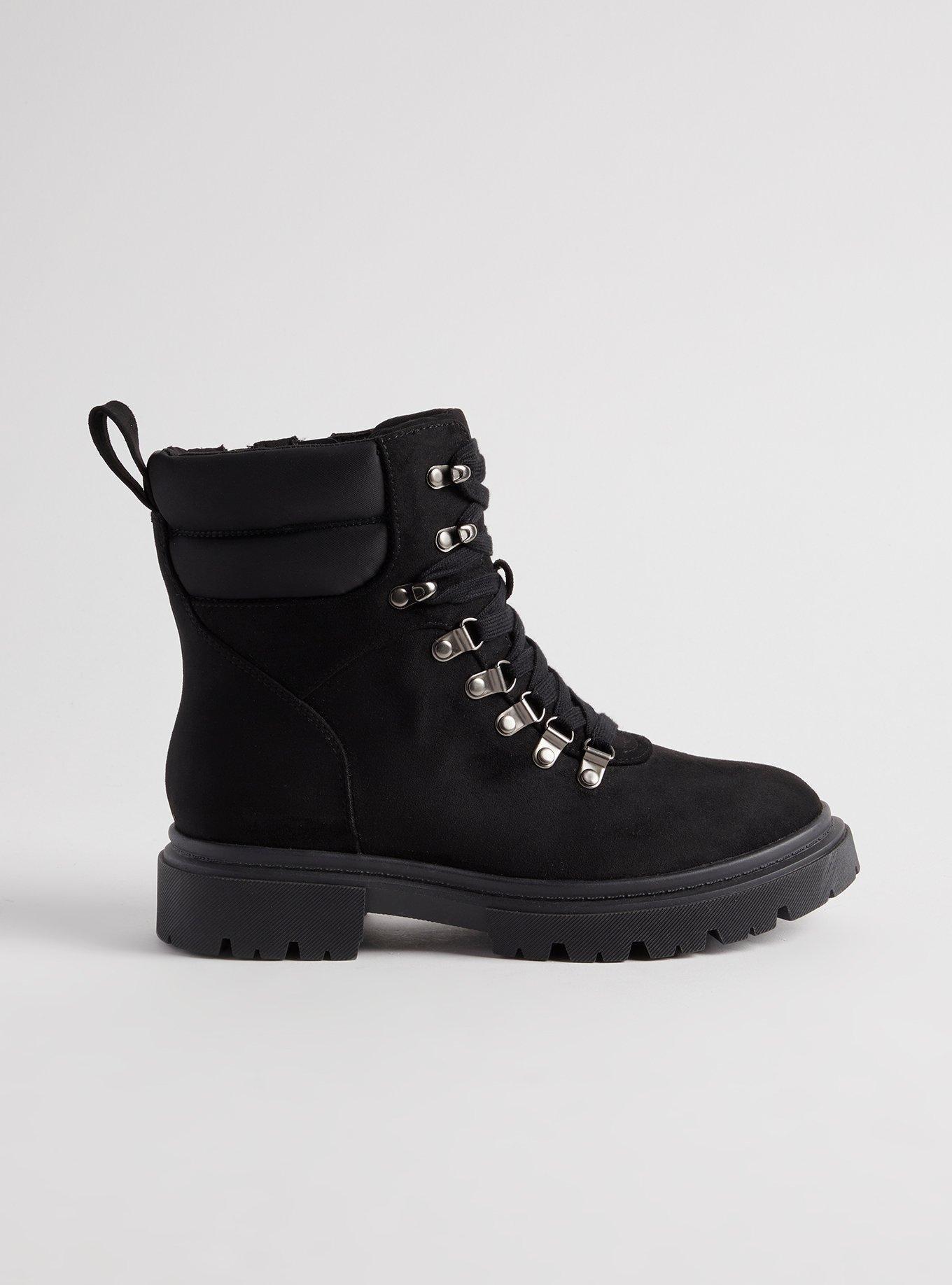 Flat Laceup Hiker Bootie (WW)