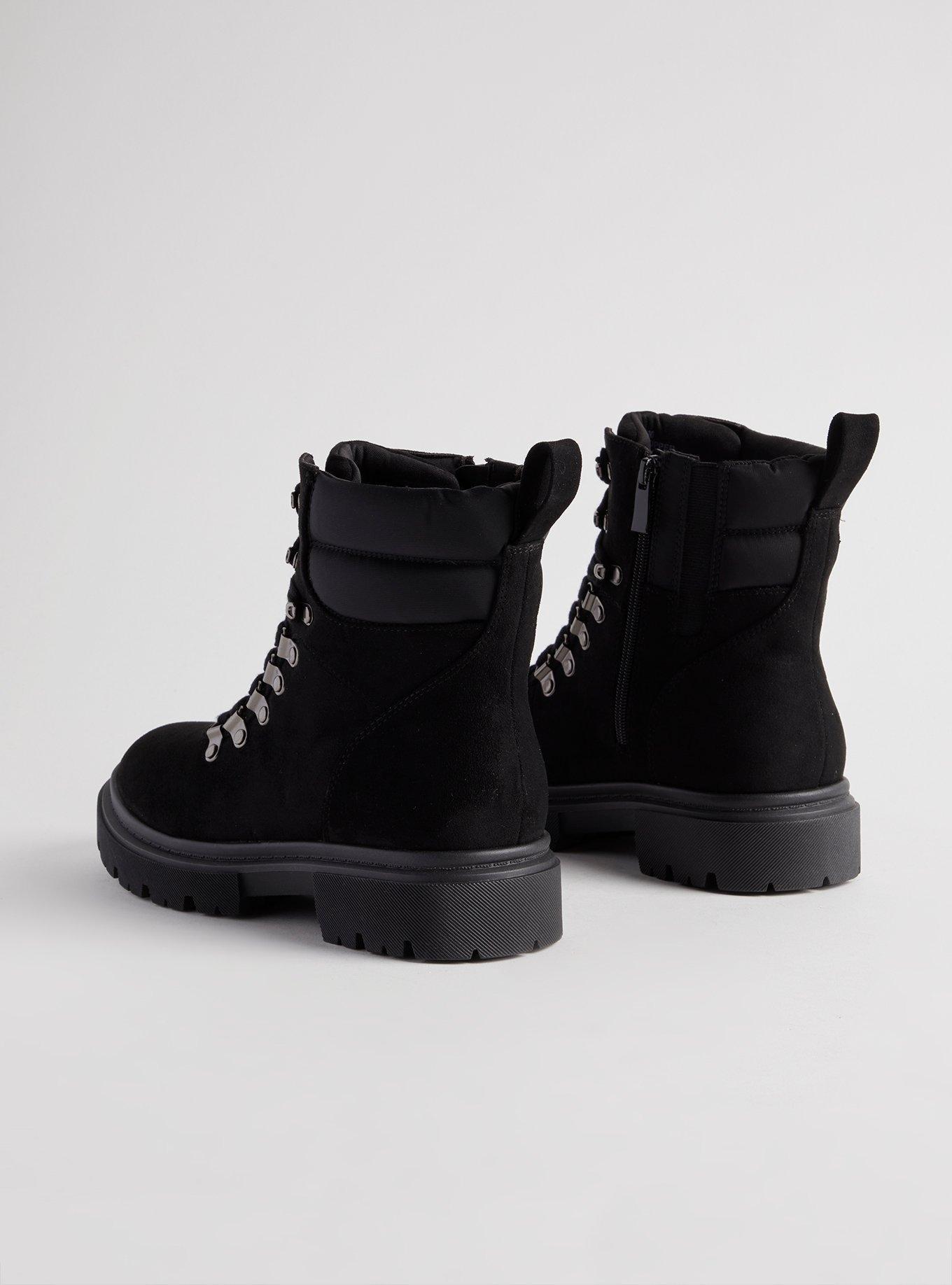 Flat Laceup Hiker Bootie (WW)