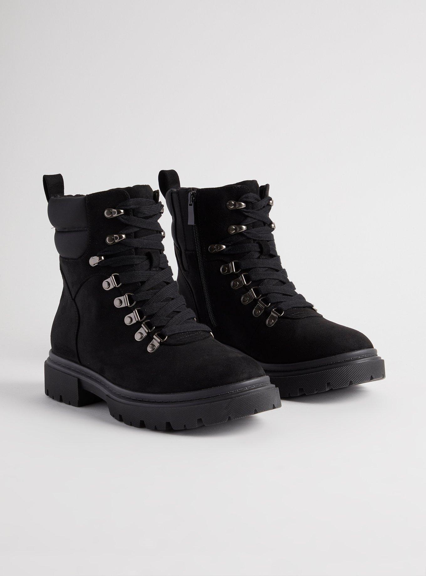 Flat Laceup Hiker Bootie (WW)