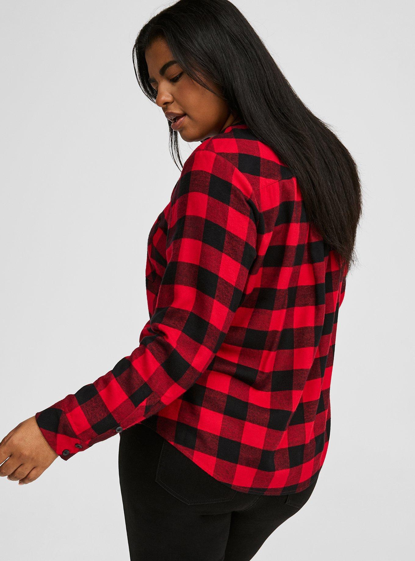 Harper Softest Flannel Tunic Pullover