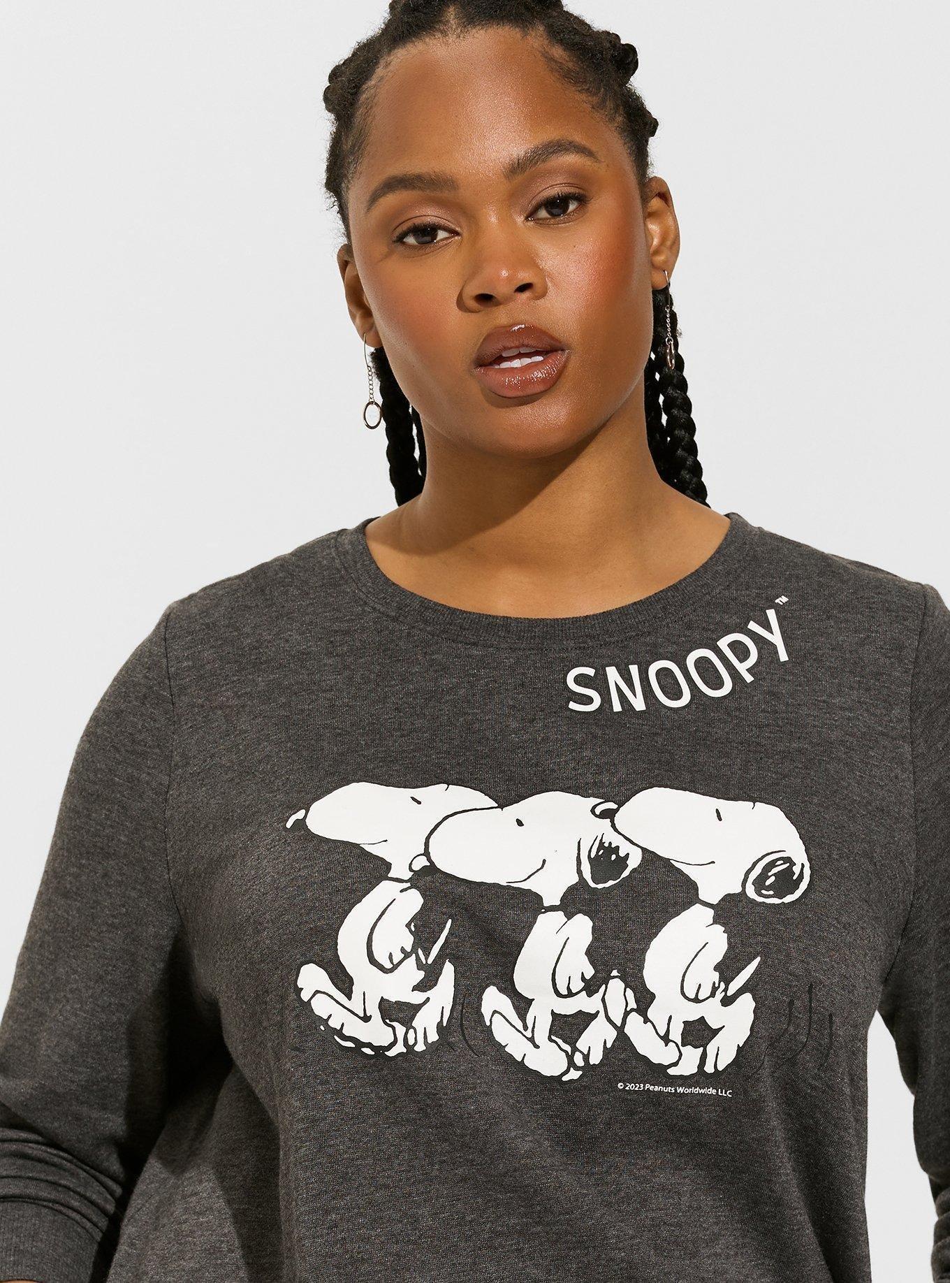 Plus size snoopy sweatshirt hotsell