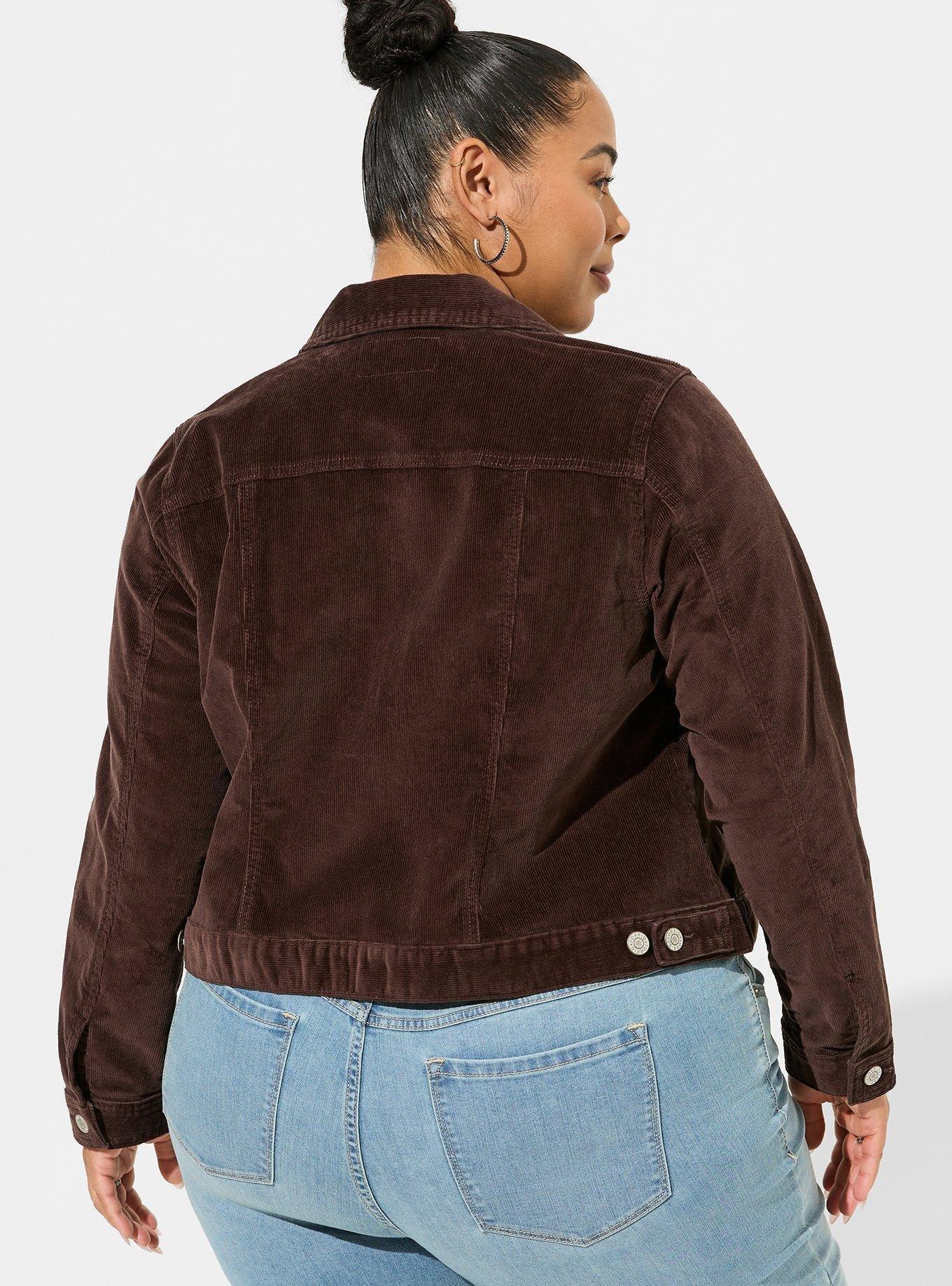 Not Your Boyfriend's Chocolate Corduroy Jacket