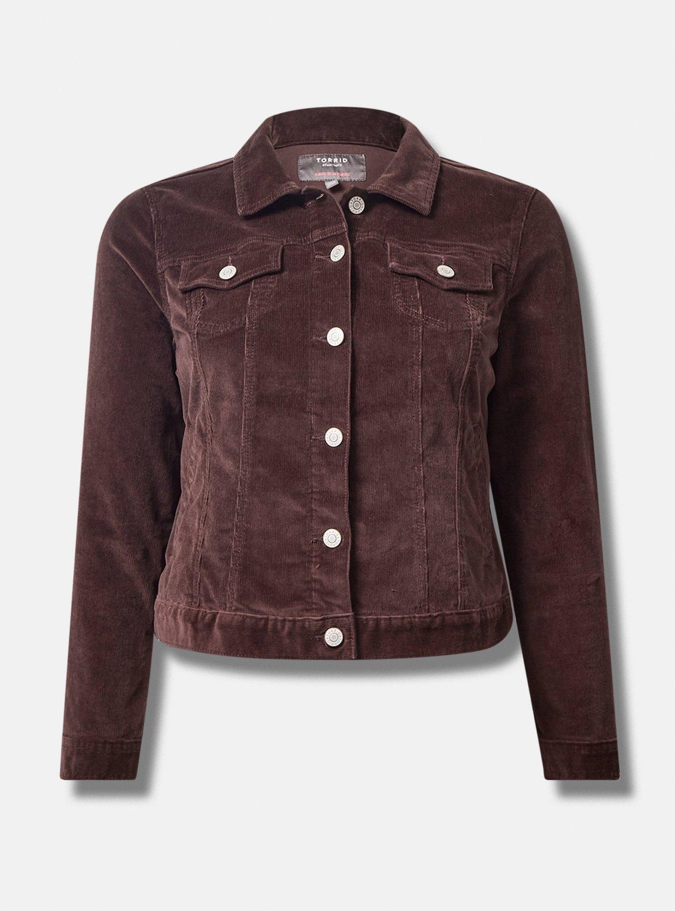 Not Your Boyfriend's Chocolate Corduroy Jacket