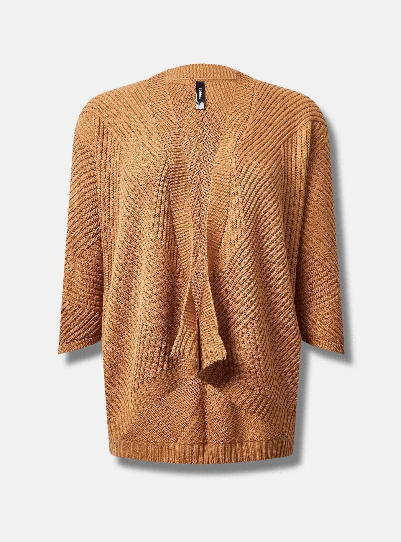 Textured Knit Dolman Wrap