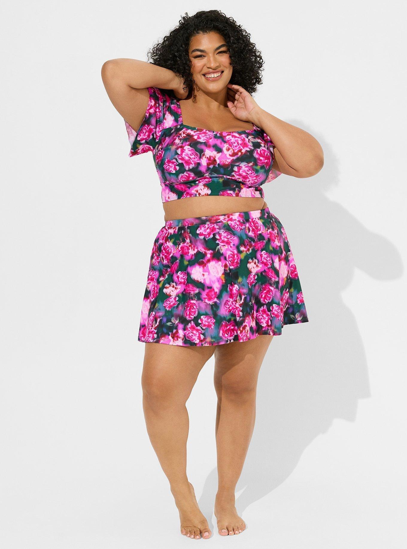 Plus size short outlet skater skirt