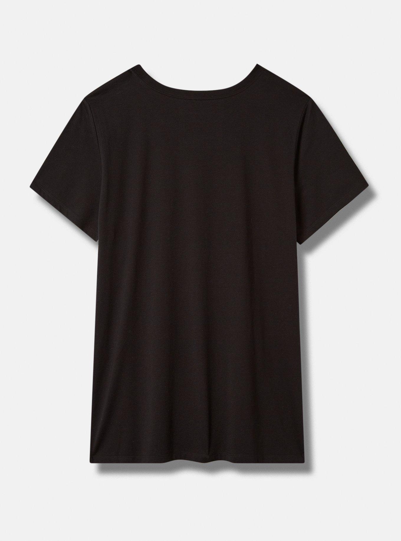 Plus Size Invader Zim Classic Fit Cotton Crew Tee, DEEP BLACK, alternate